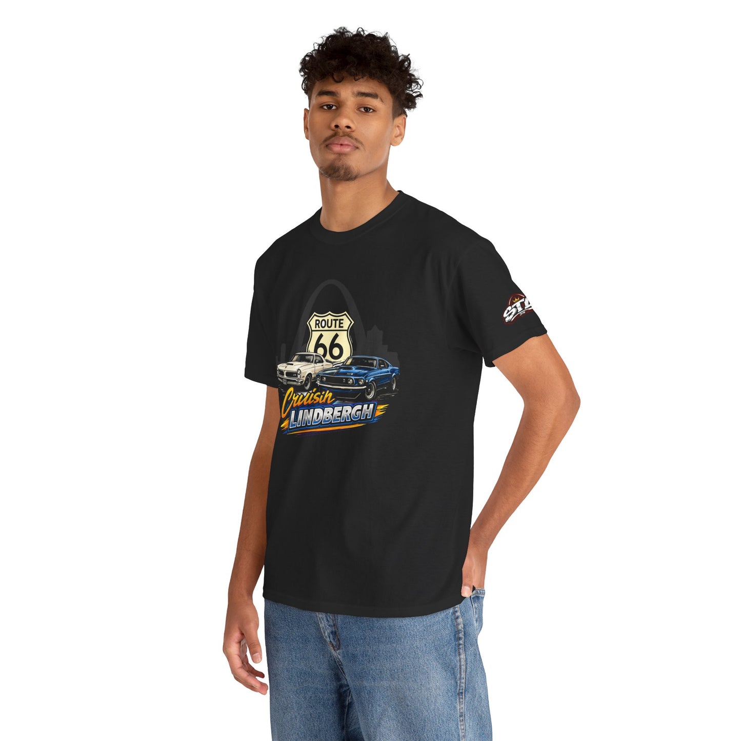 Route 66 Cruisin' Lindbergh Tee - Special Edition Black ⚠️ Contains AI-generated models
