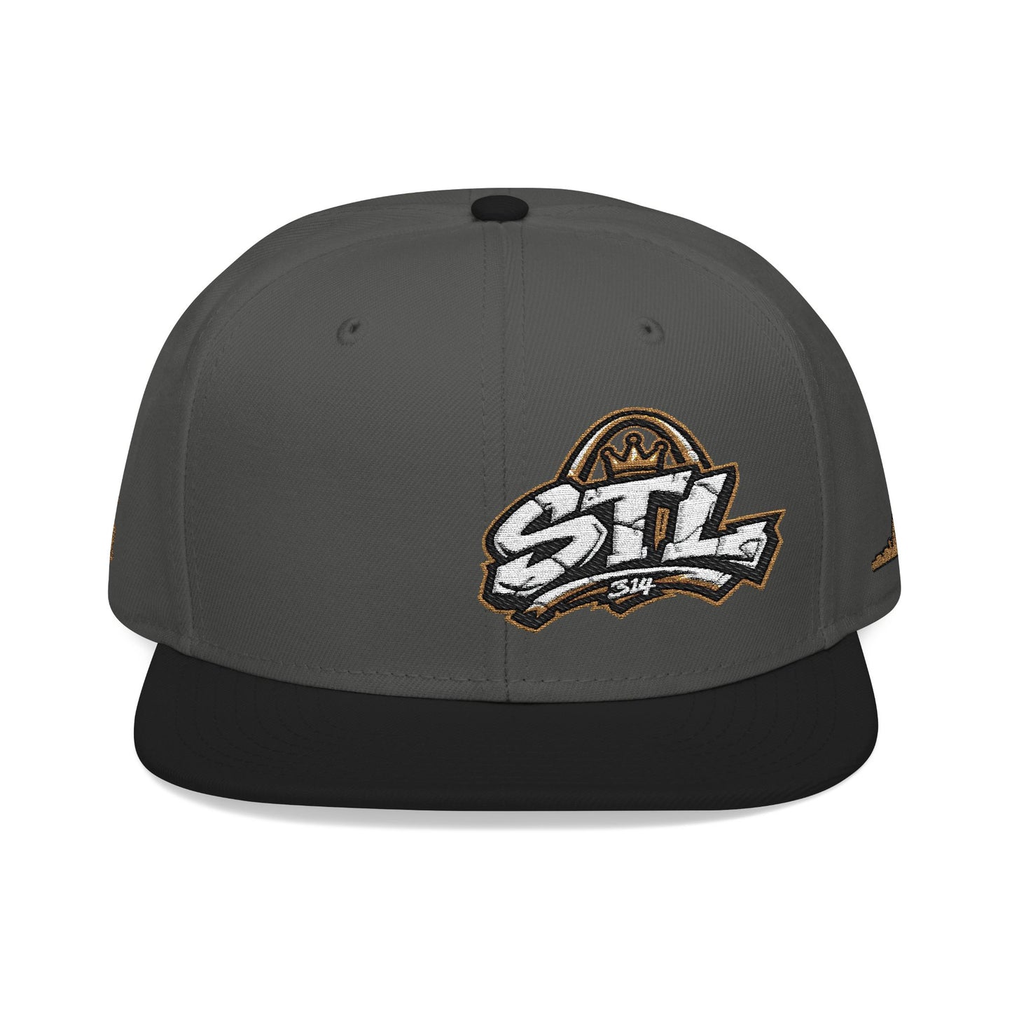 STL Embroidered Snapback Hat — St. Louis Retro Logo Cap