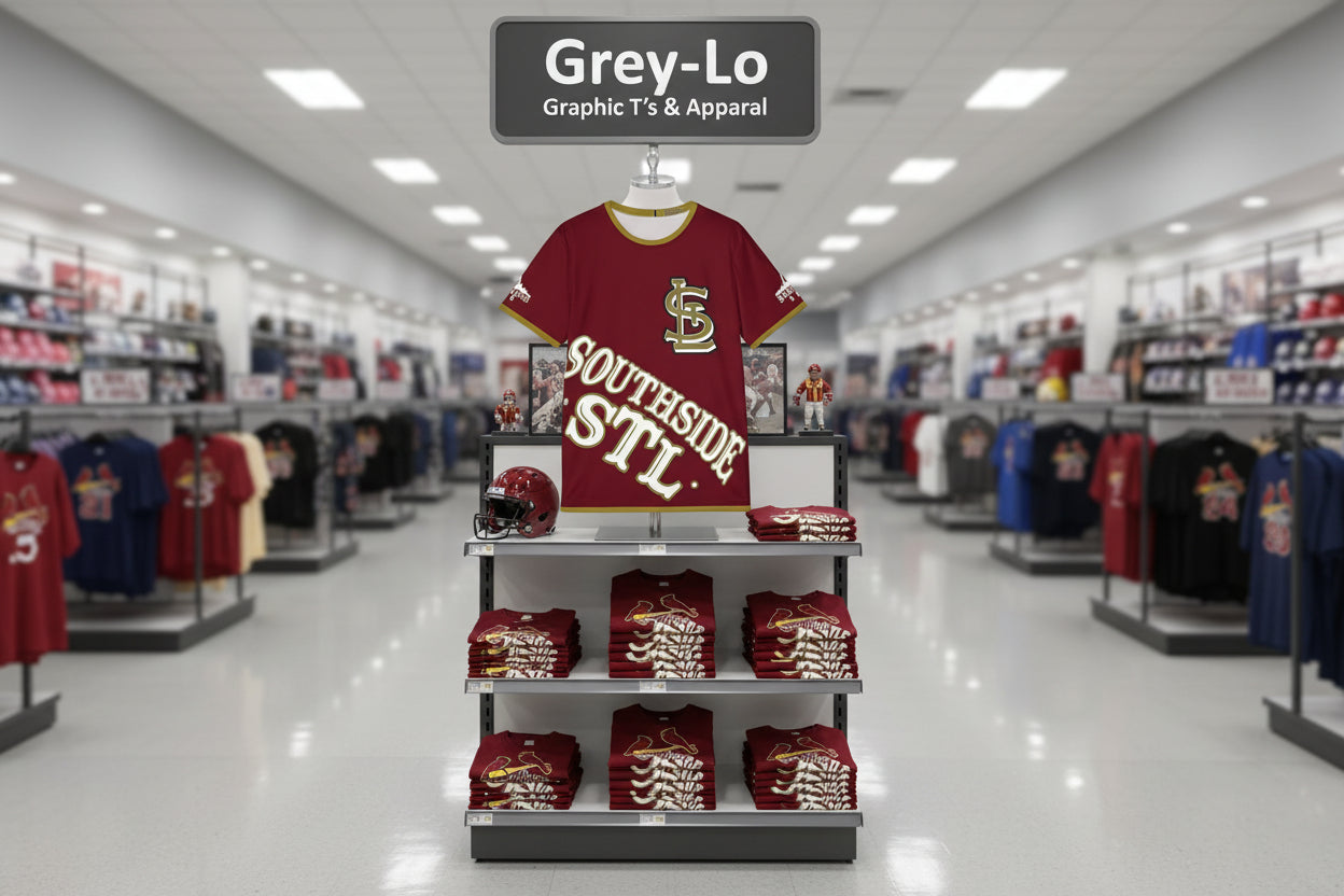Southside STL All Over Print Sport Jersey (Burgundy)– Gold Skyline Edition