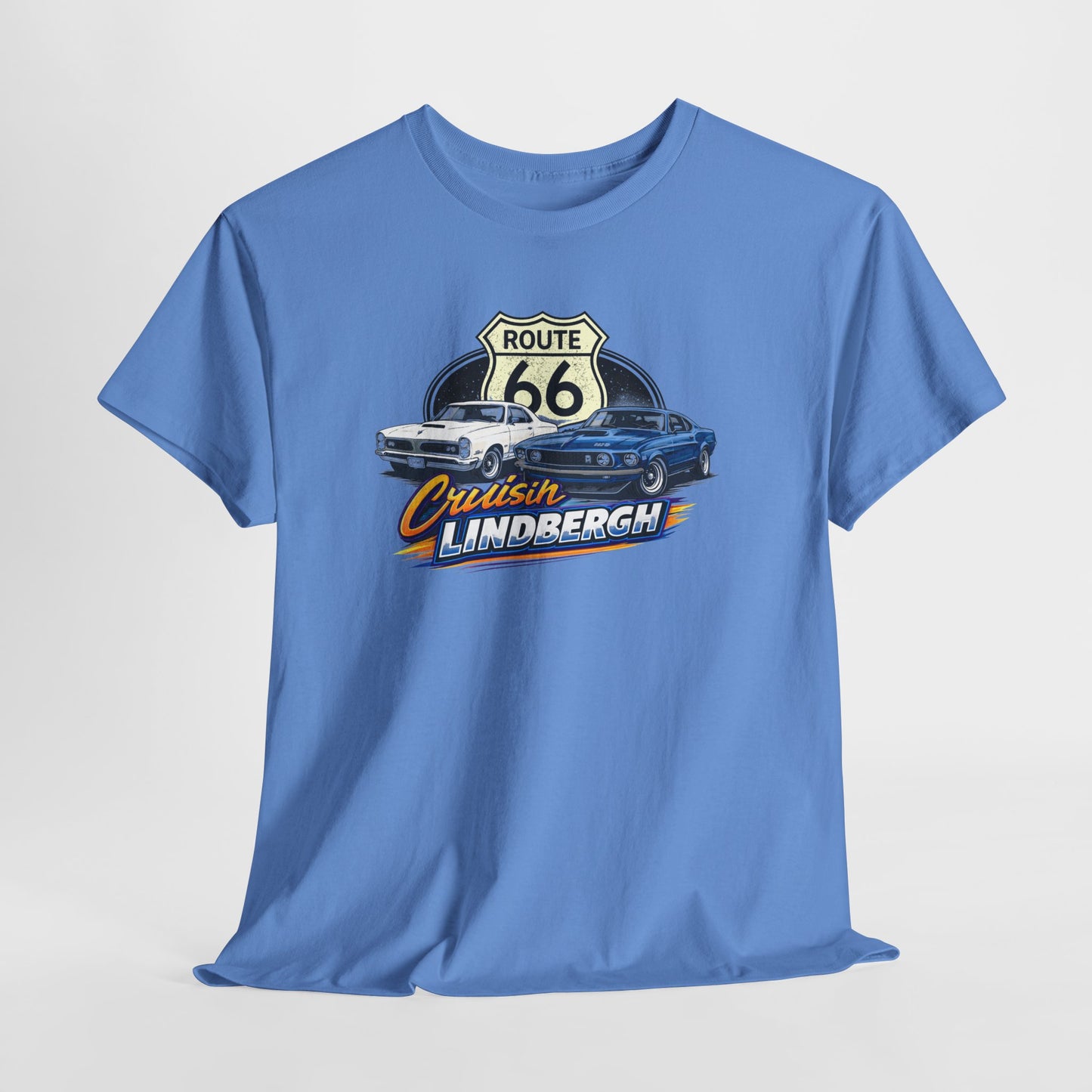 Route 66 Cruiser Tee — Classic Car "Cruising Lindbergh" T-Shirt