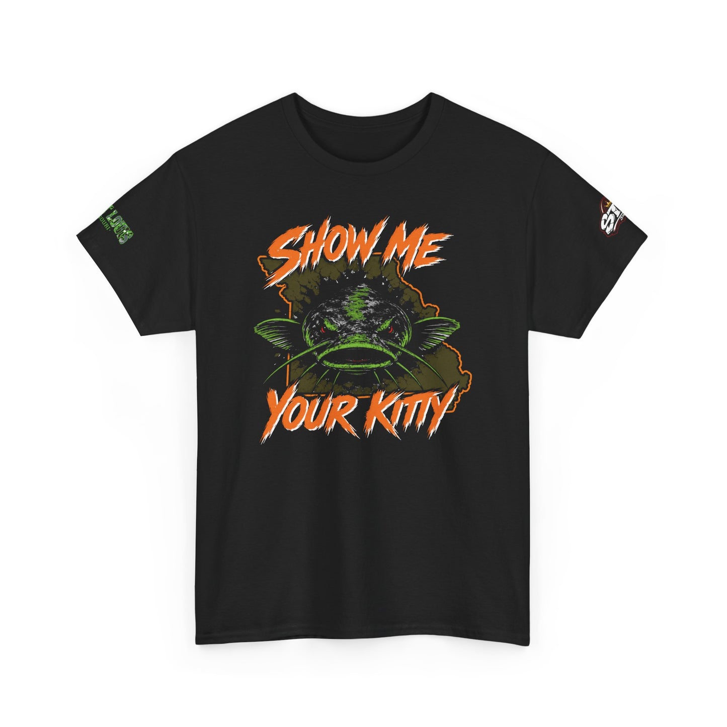 Show Me Your Kitty Graphic Fishing Tee