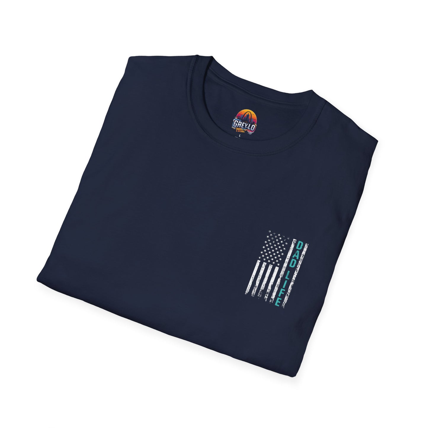 Dad Life Front and Back Graphic Tee
