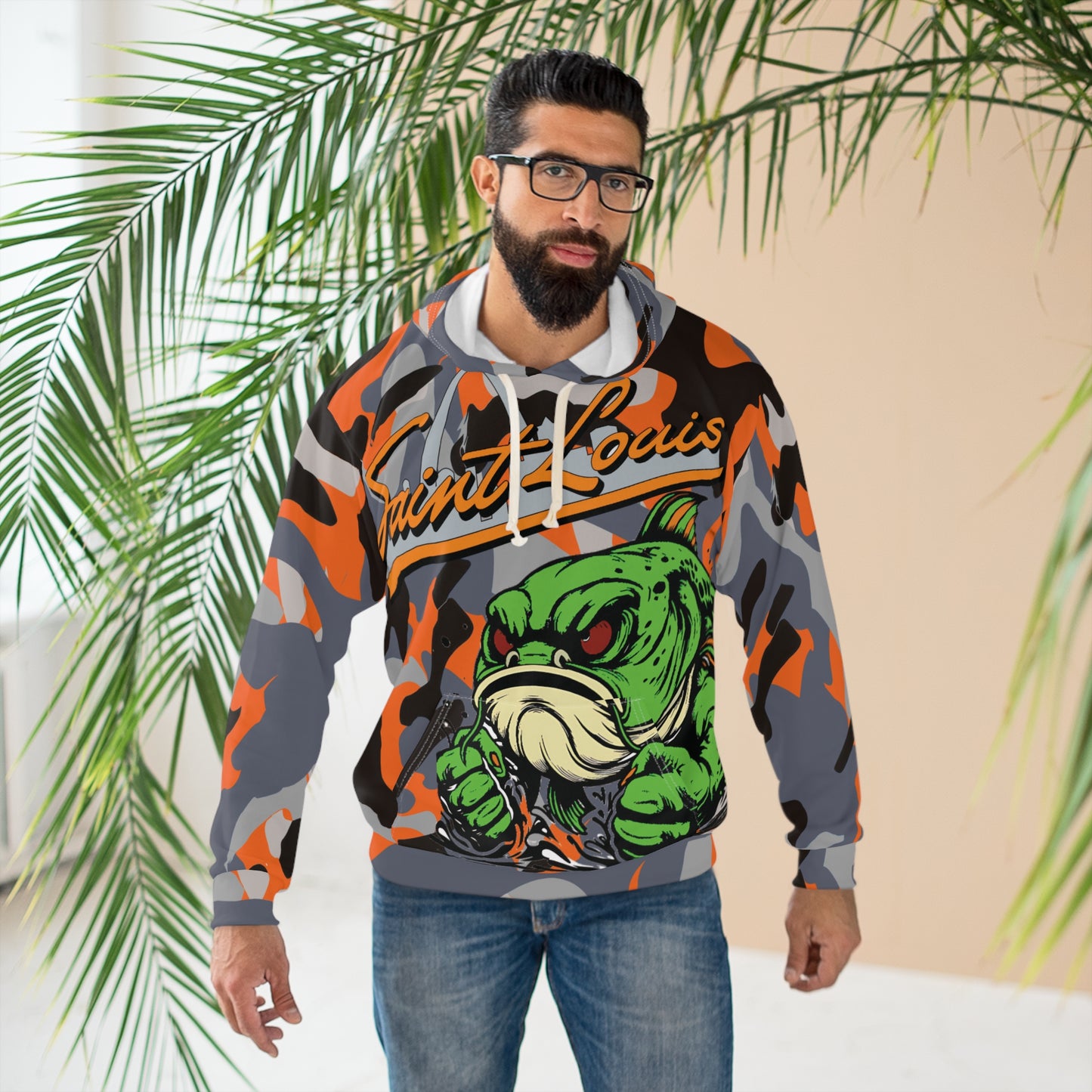 Saint Louis Catfish Camo Hoodie