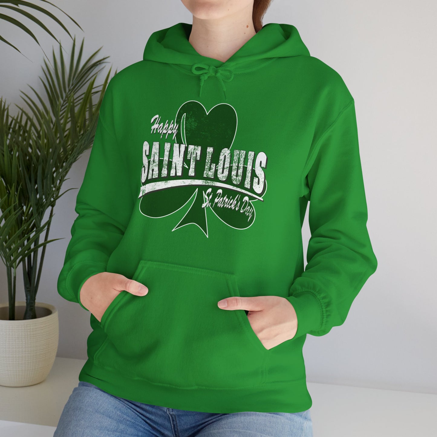 Saint Louis Shamrock Hoodie – Vintage St. Louis Irish Pride Pullover