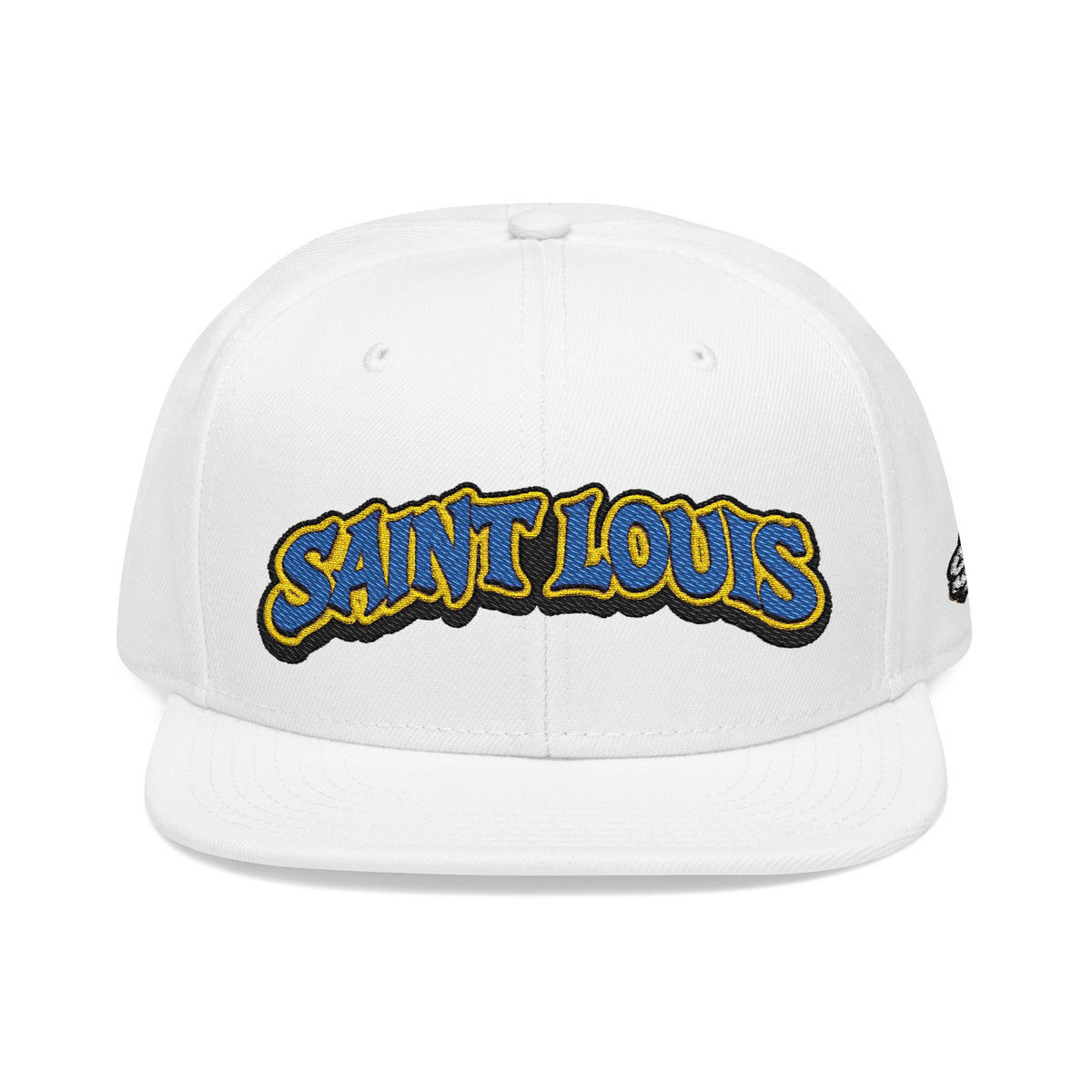 St. Louis Embroidered Snapback Hat — Retro Script Logo Cap