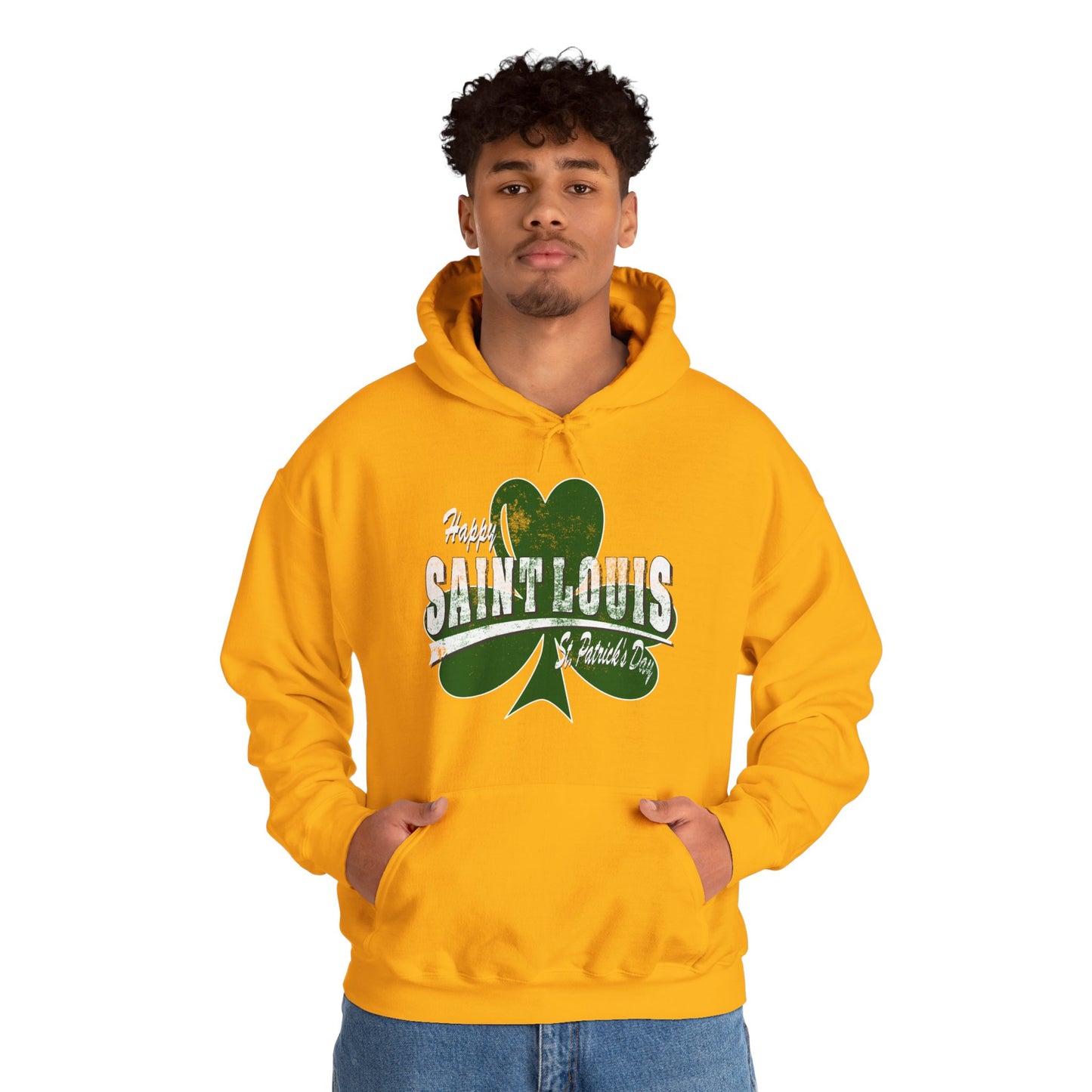 Saint Louis Shamrock Hoodie – Vintage St. Louis Irish Pride Pullover