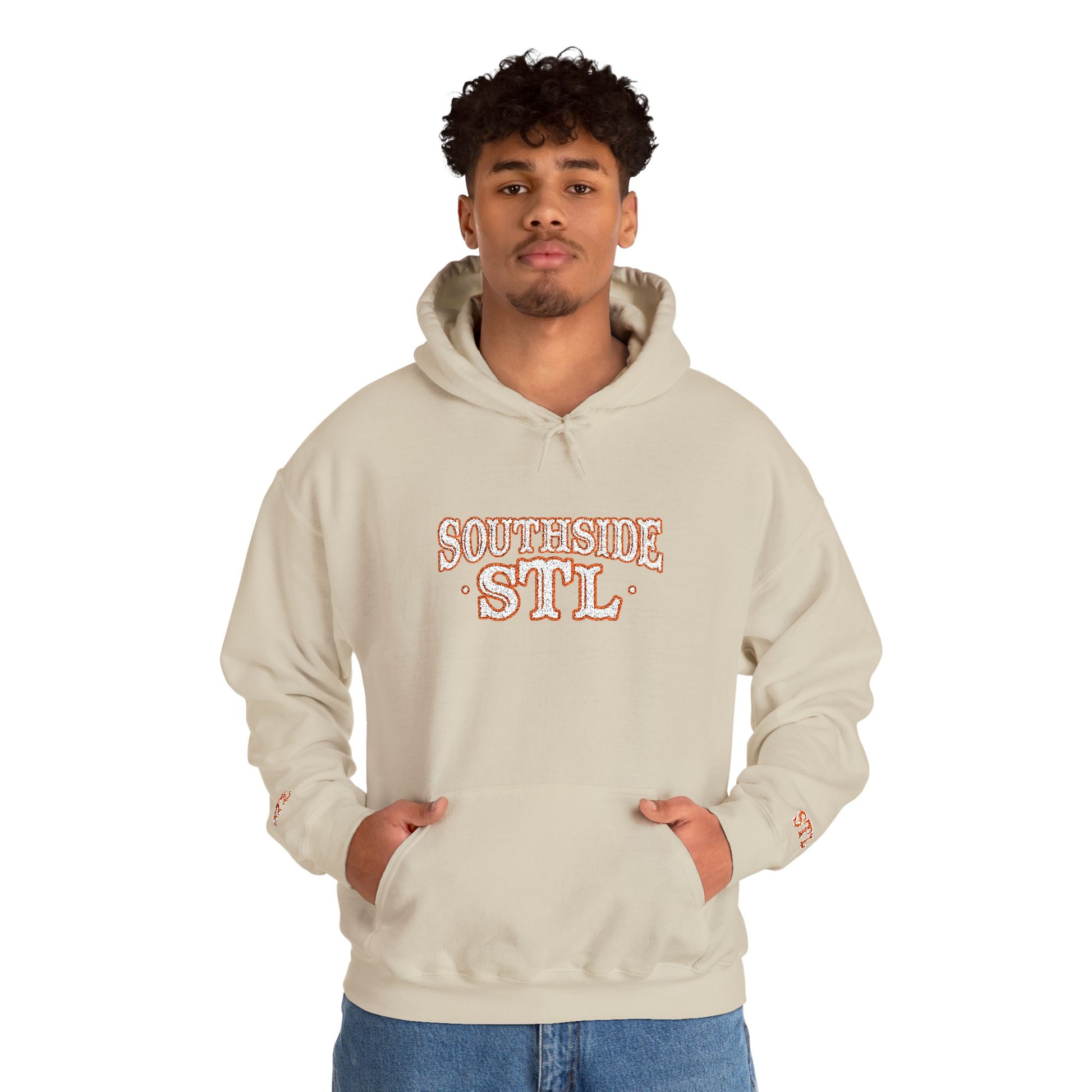 Embroidered Hoodie - Southside STL Design Printify