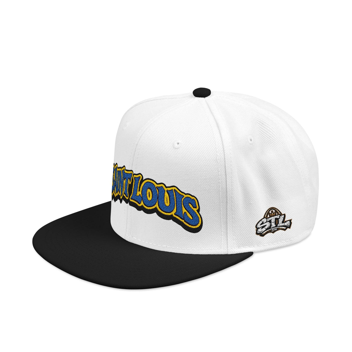 St. Louis Embroidered Snapback Hat — Retro Script Logo Cap