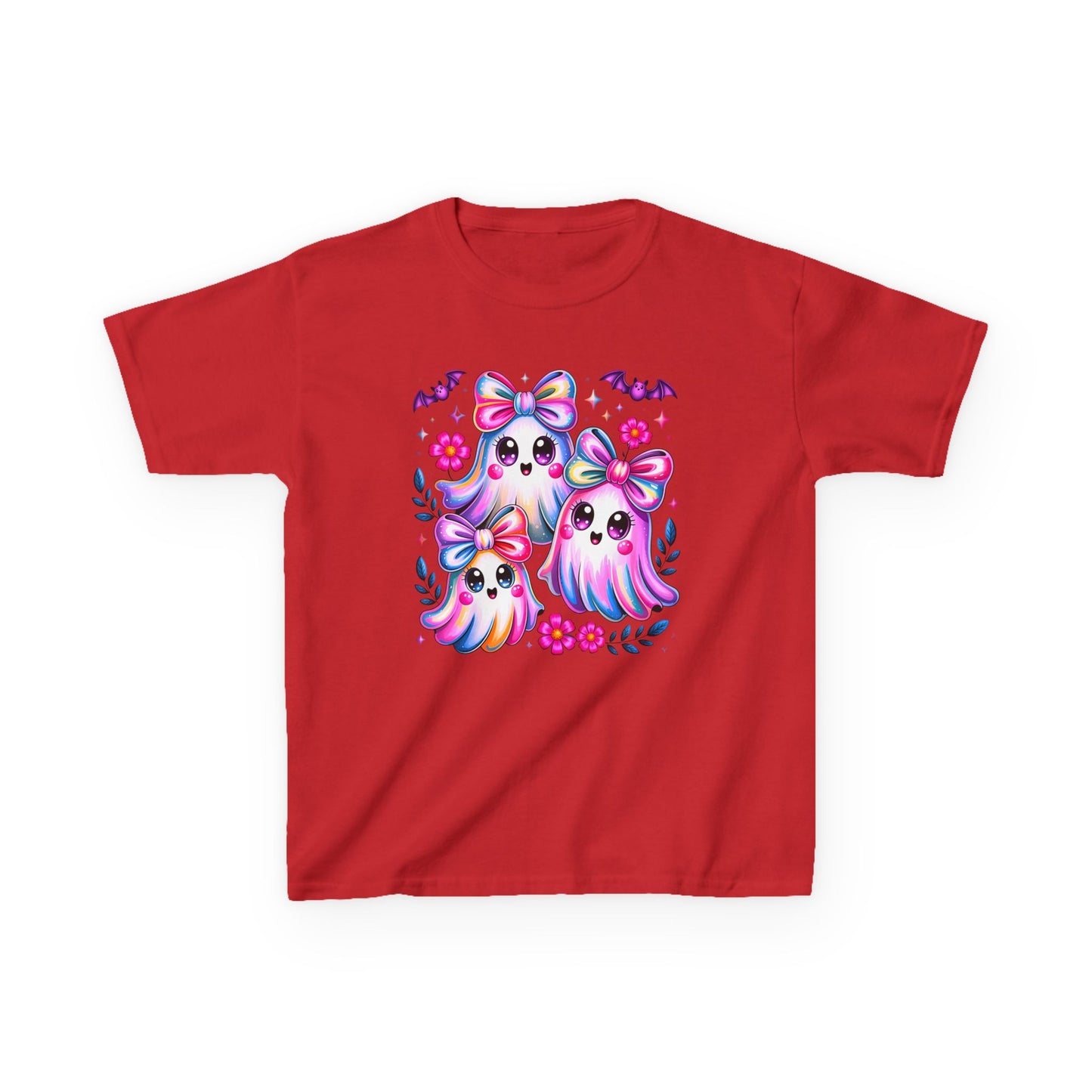 Kids Cute Colorful Ghost Tee