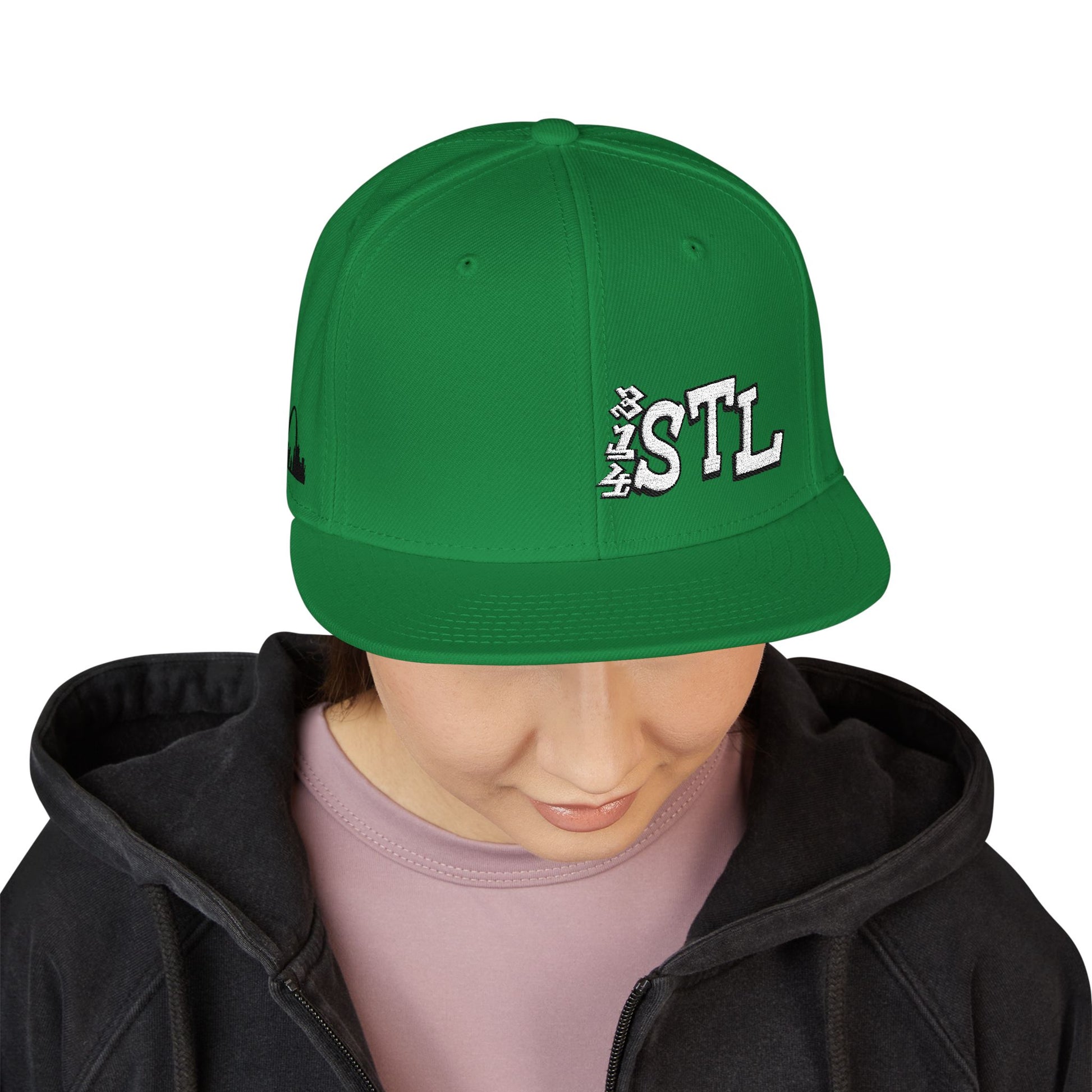 Embroidered Snapback Hat - 314 STL St Louis Embroidery Cap Printify