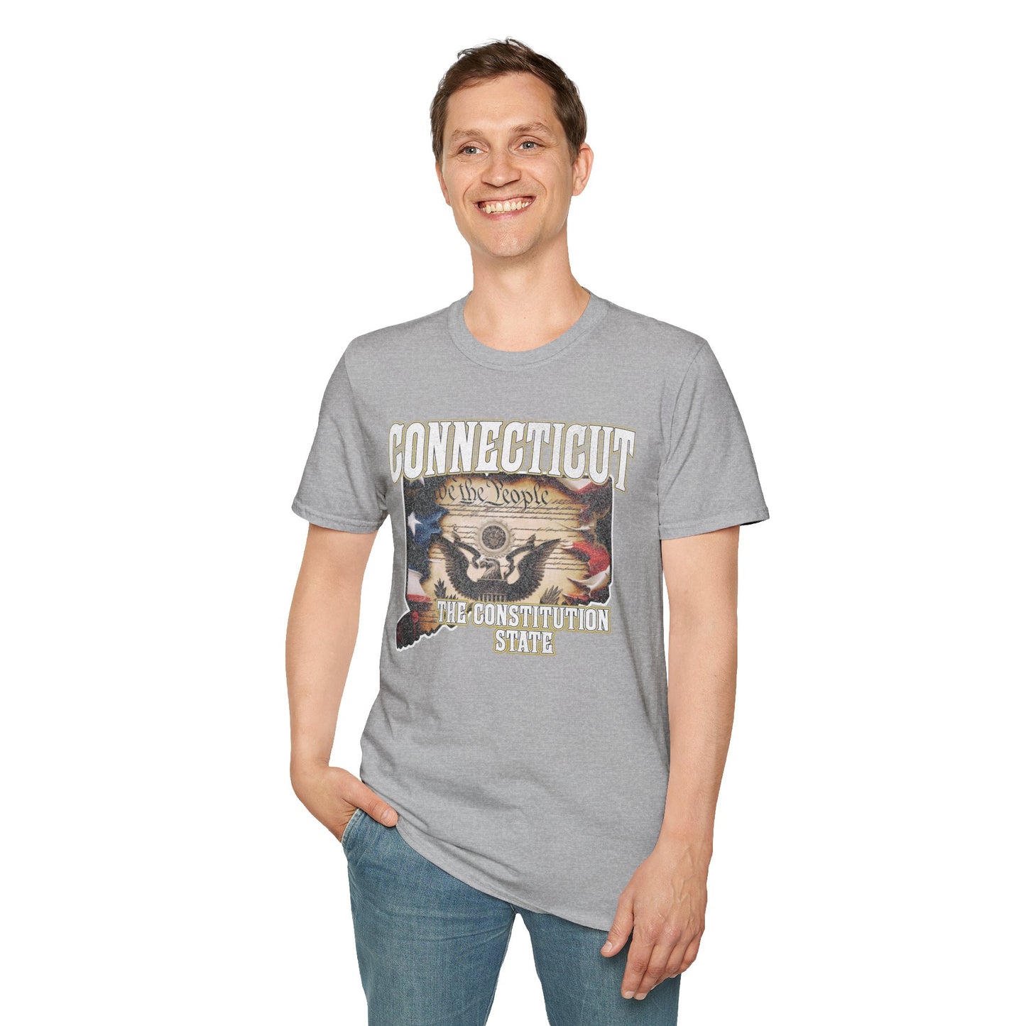 Connecticut The Constitution State Unisex Soft style T-Shirt