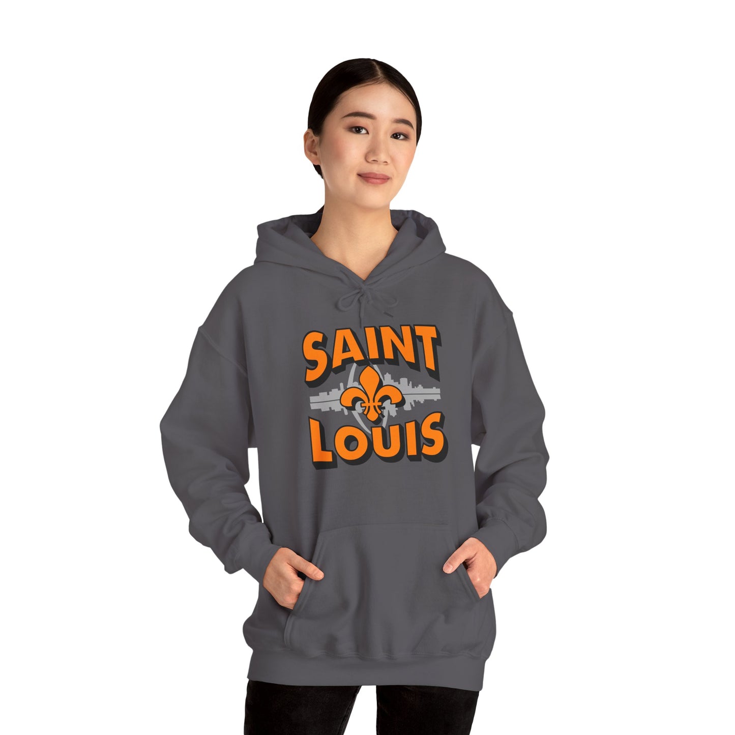 Saint Louis Graphic Hoodie — City Skyline Saint Louis Hoodie