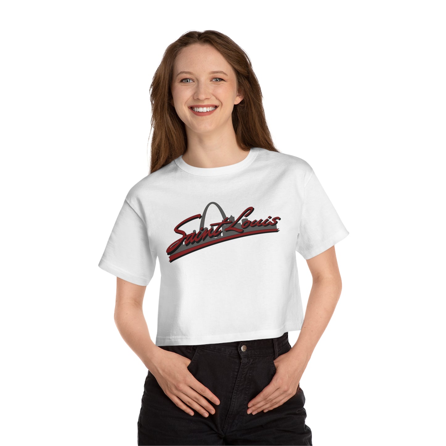 Saint Louis Graphic Women's Heritage Cropped T-Shirt
