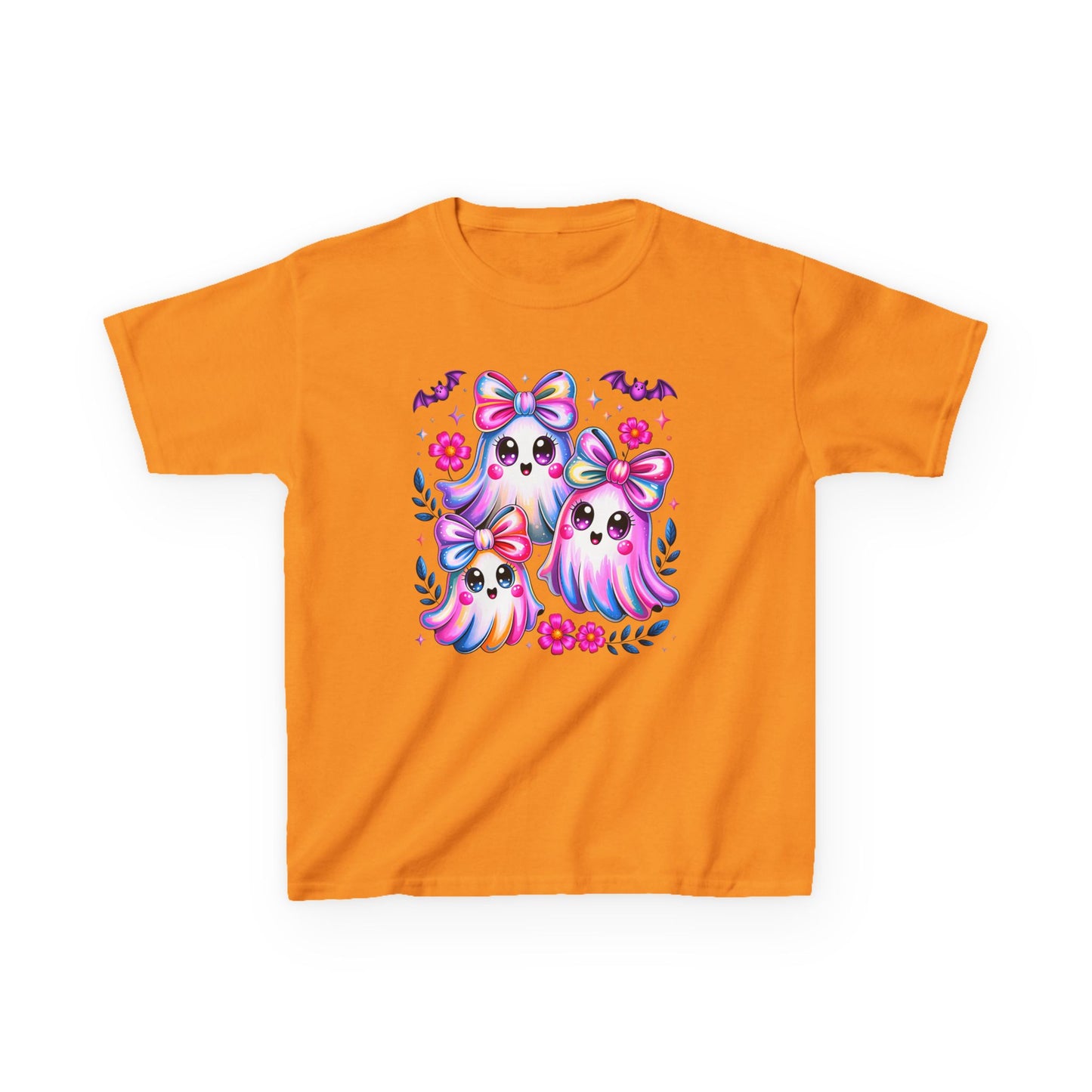 Kids Cute Colorful Ghost Tee
