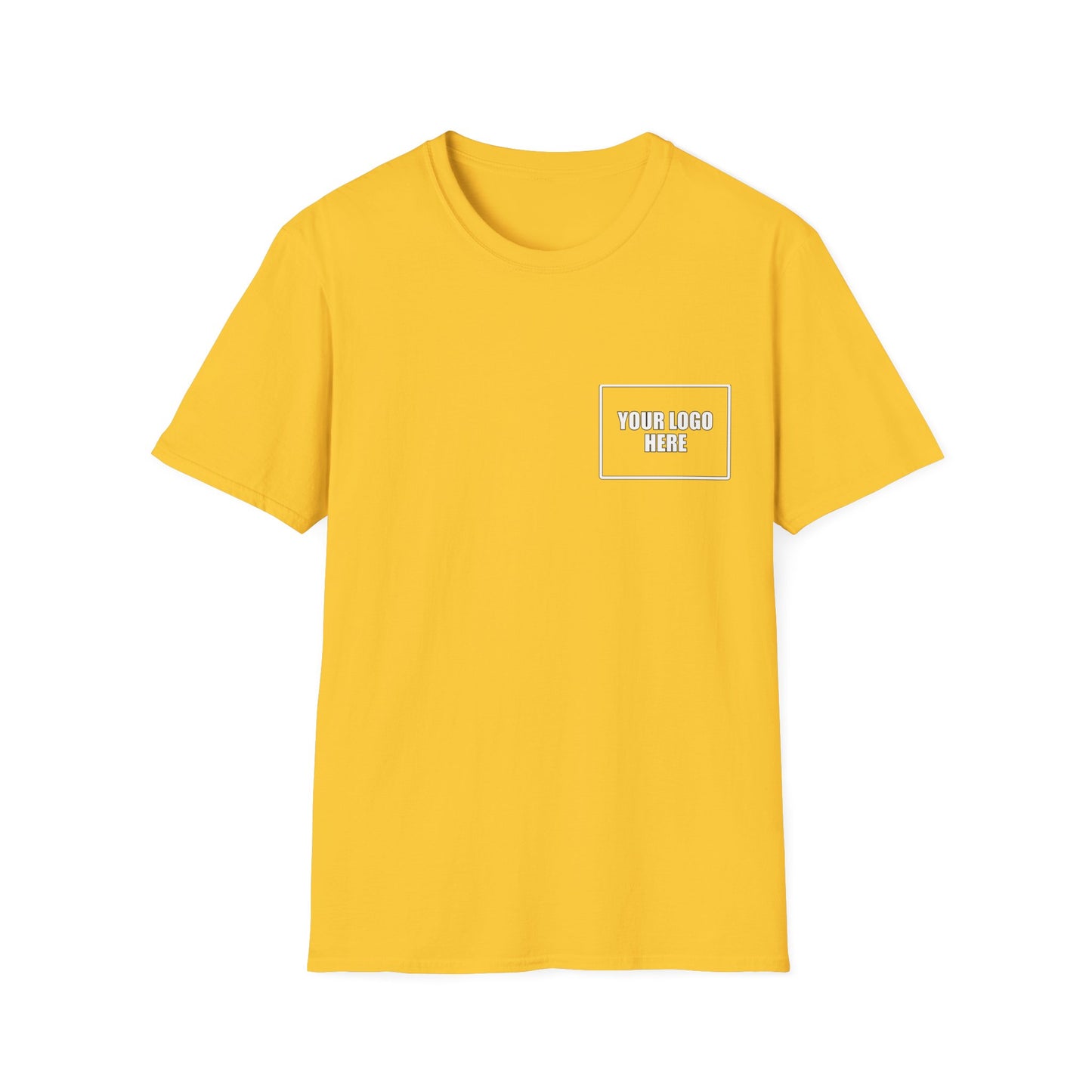 Custom Front Pocket Logo Work T-Shirt