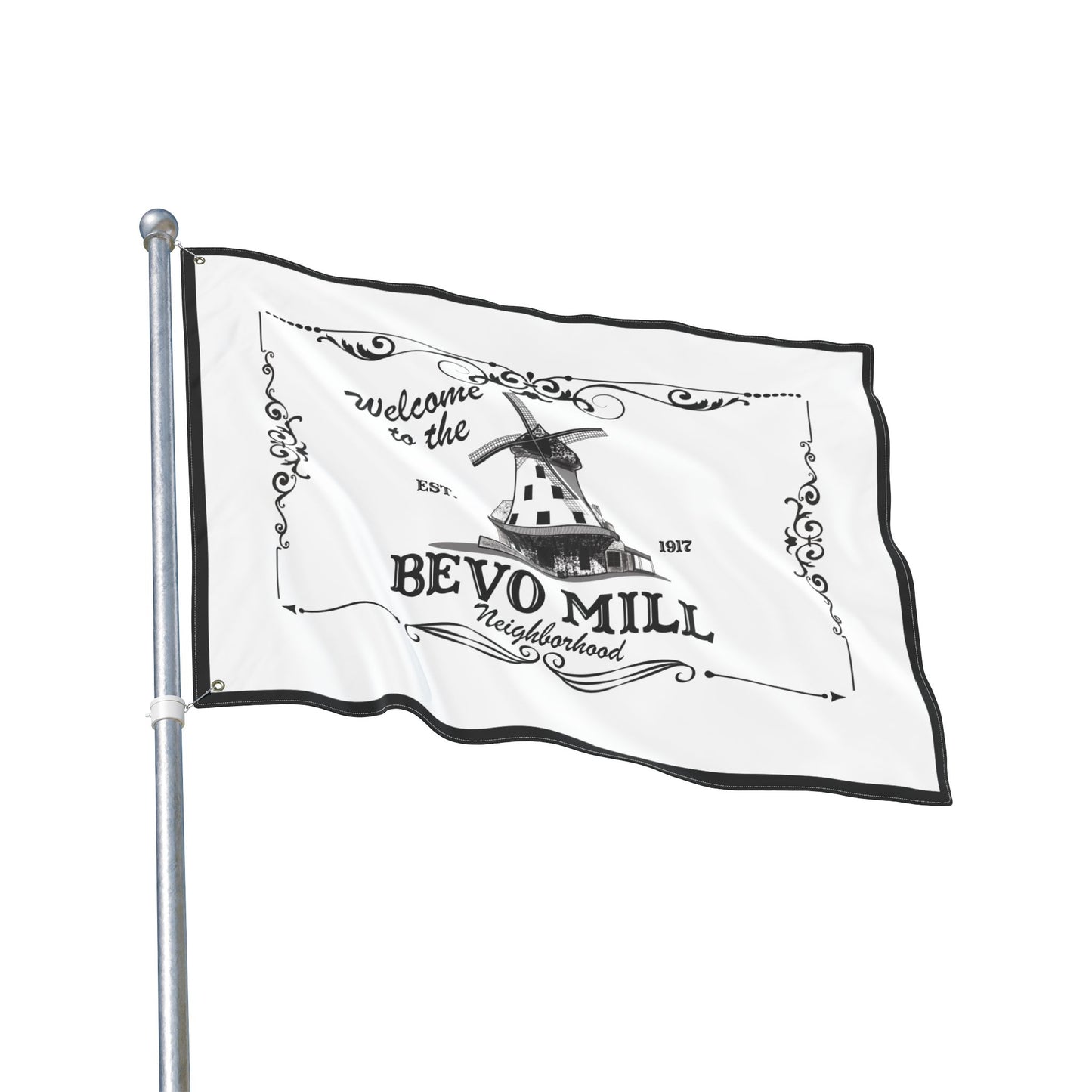 Double Sided Flag - Bevo Mill Neighborhood Flag