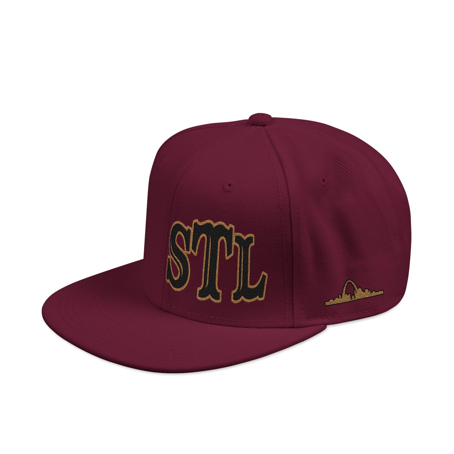 STL Black Gold Edition Embroidered Snapback Hat