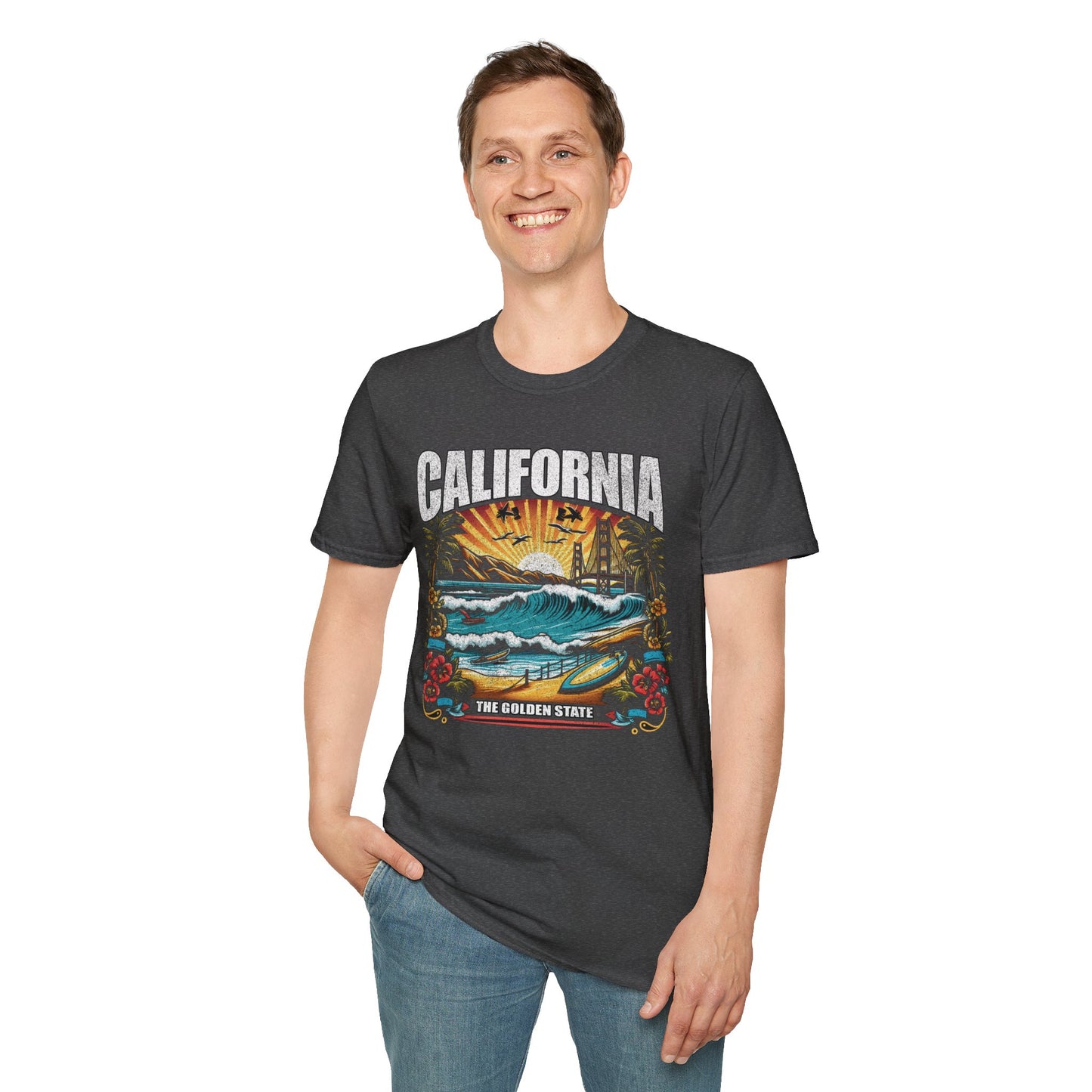 California The Golden State Graphic Tee