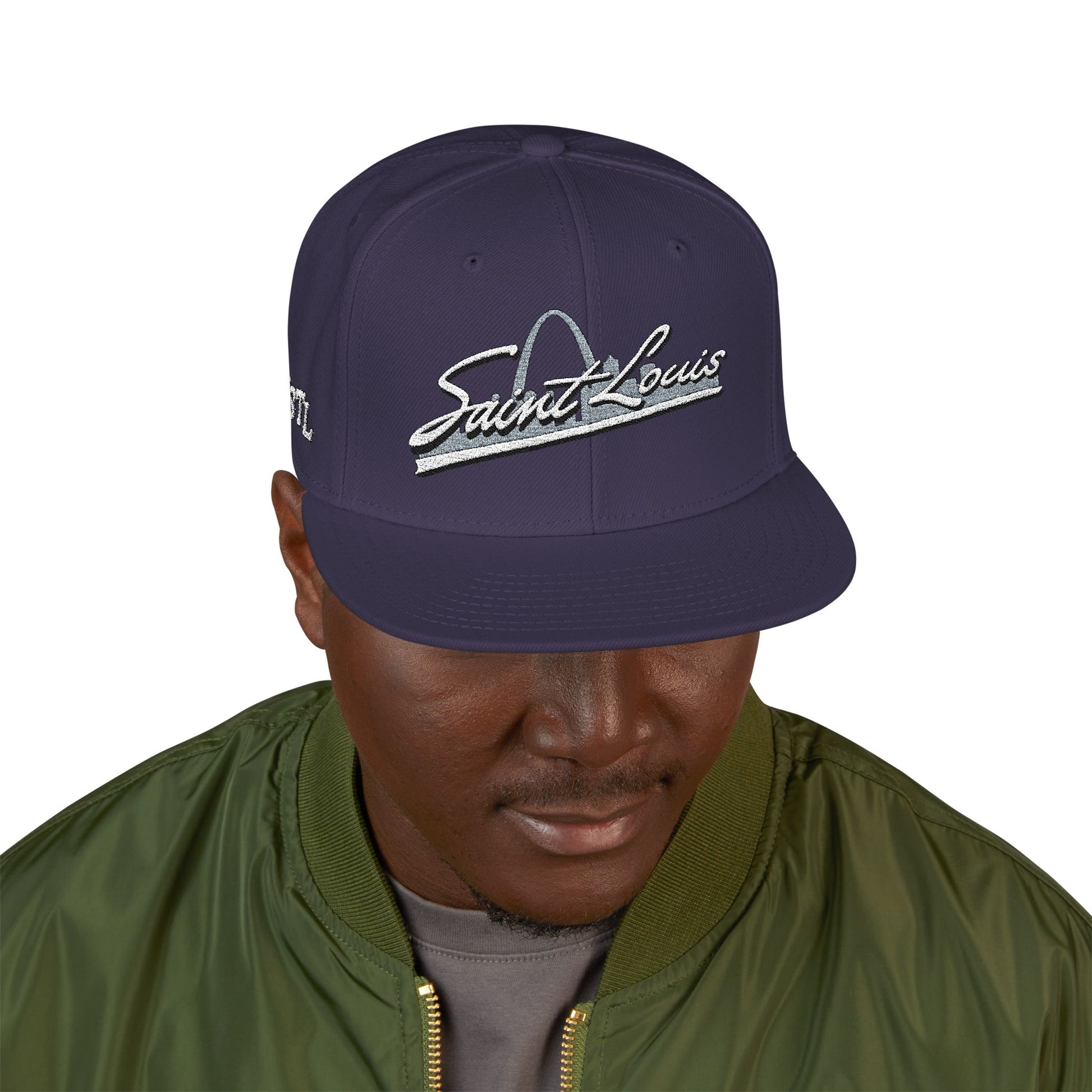 Snapback (Embroidery)-Saint Louis Logo Printify