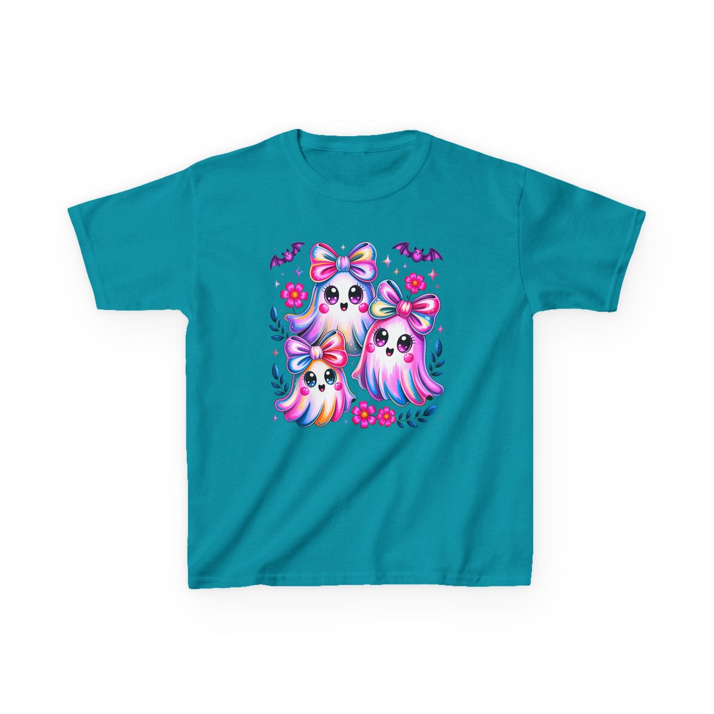 Kids Cute Colorful Ghost Tee