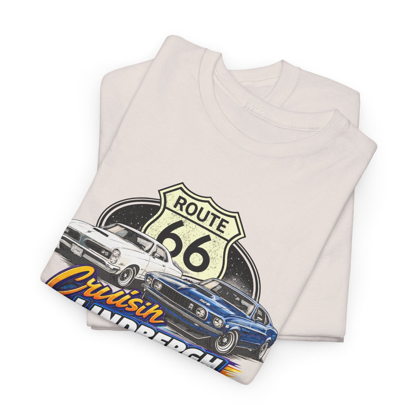 Route 66 Cruiser Tee — Classic Car "Cruising Lindbergh" T-Shirt