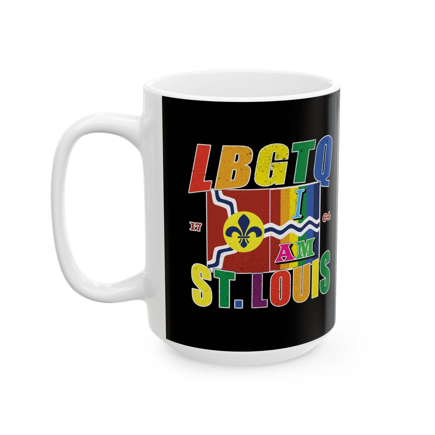 Ceramic Mug - Saint Louis LBGTQ Design