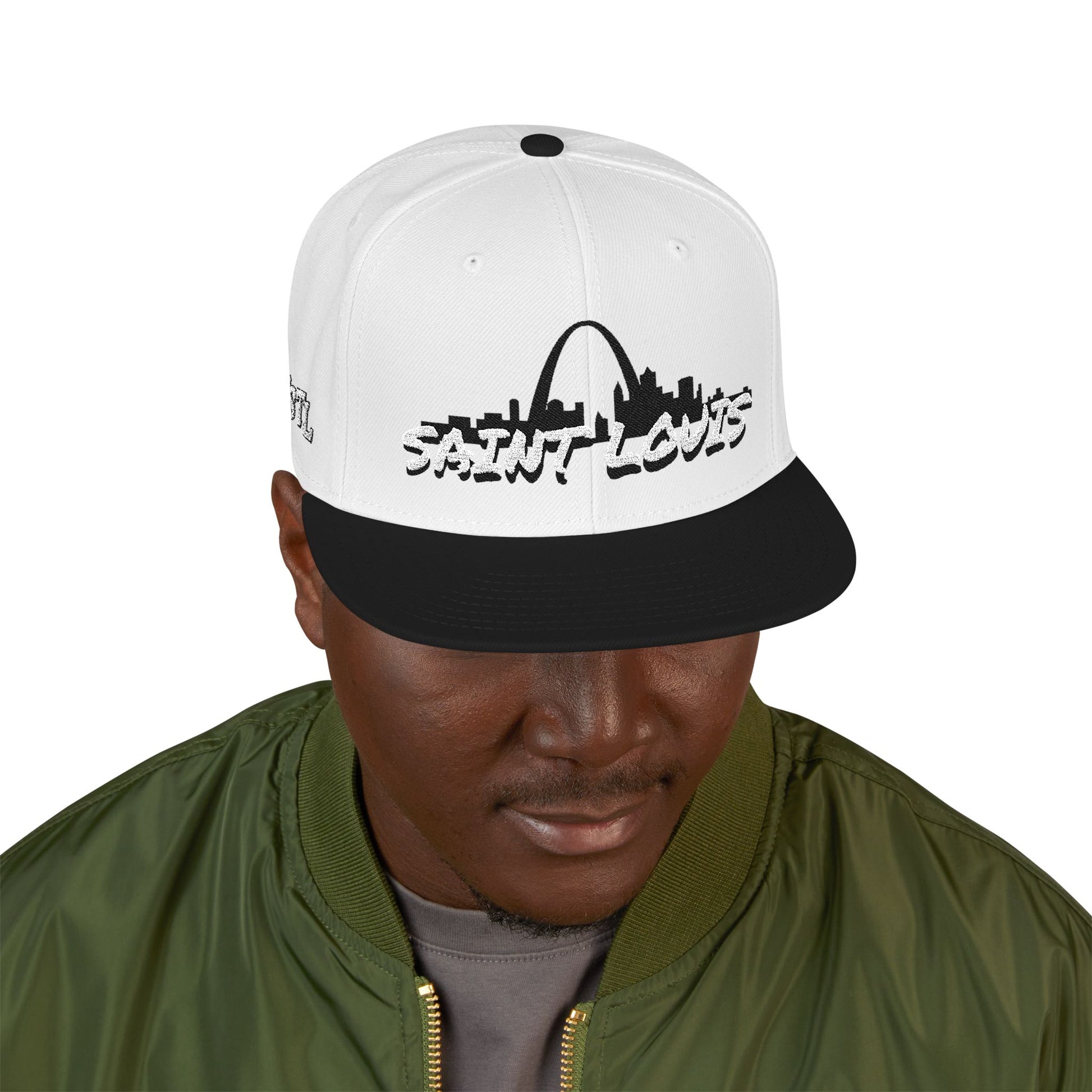 Snapback (Embroidery)-Saint Louis Logo Printify