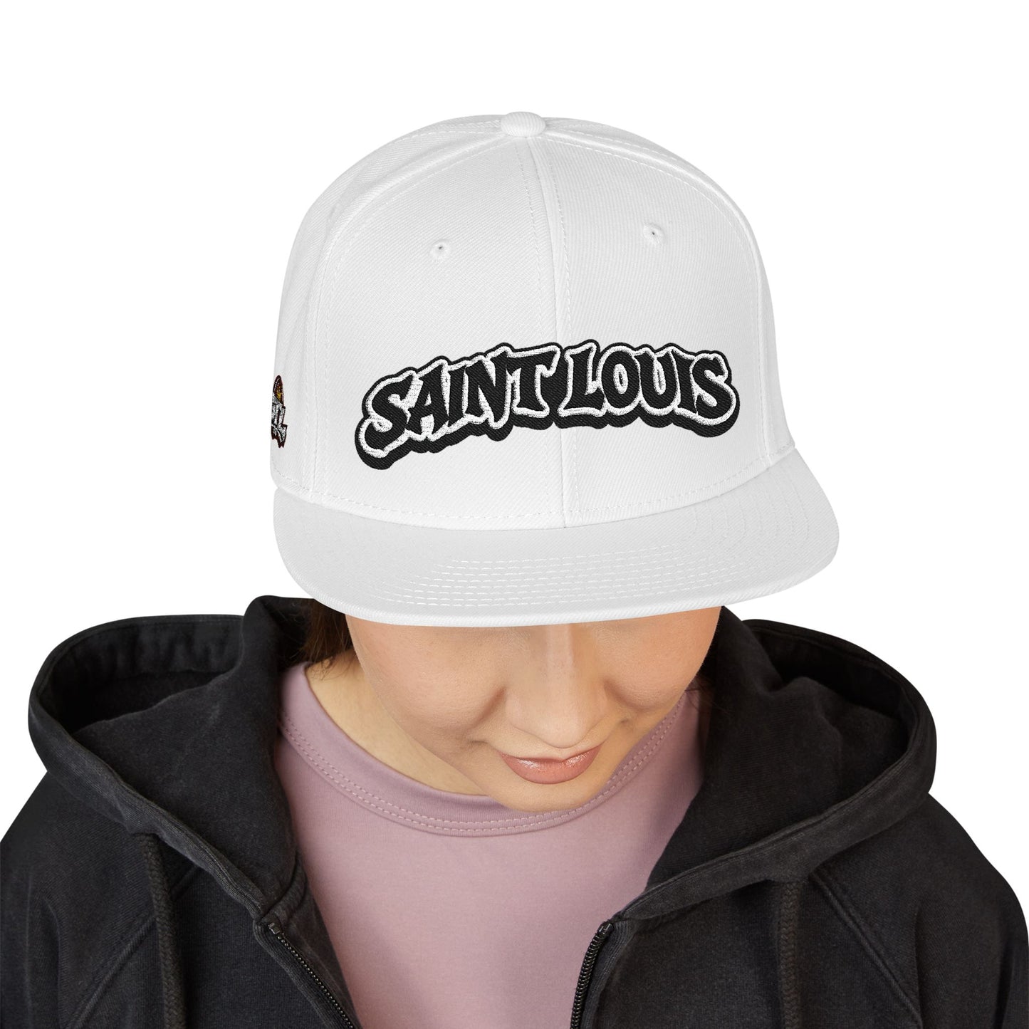 Embroidered Saint Louis Snapback Hat — Bold Streetwear Cap