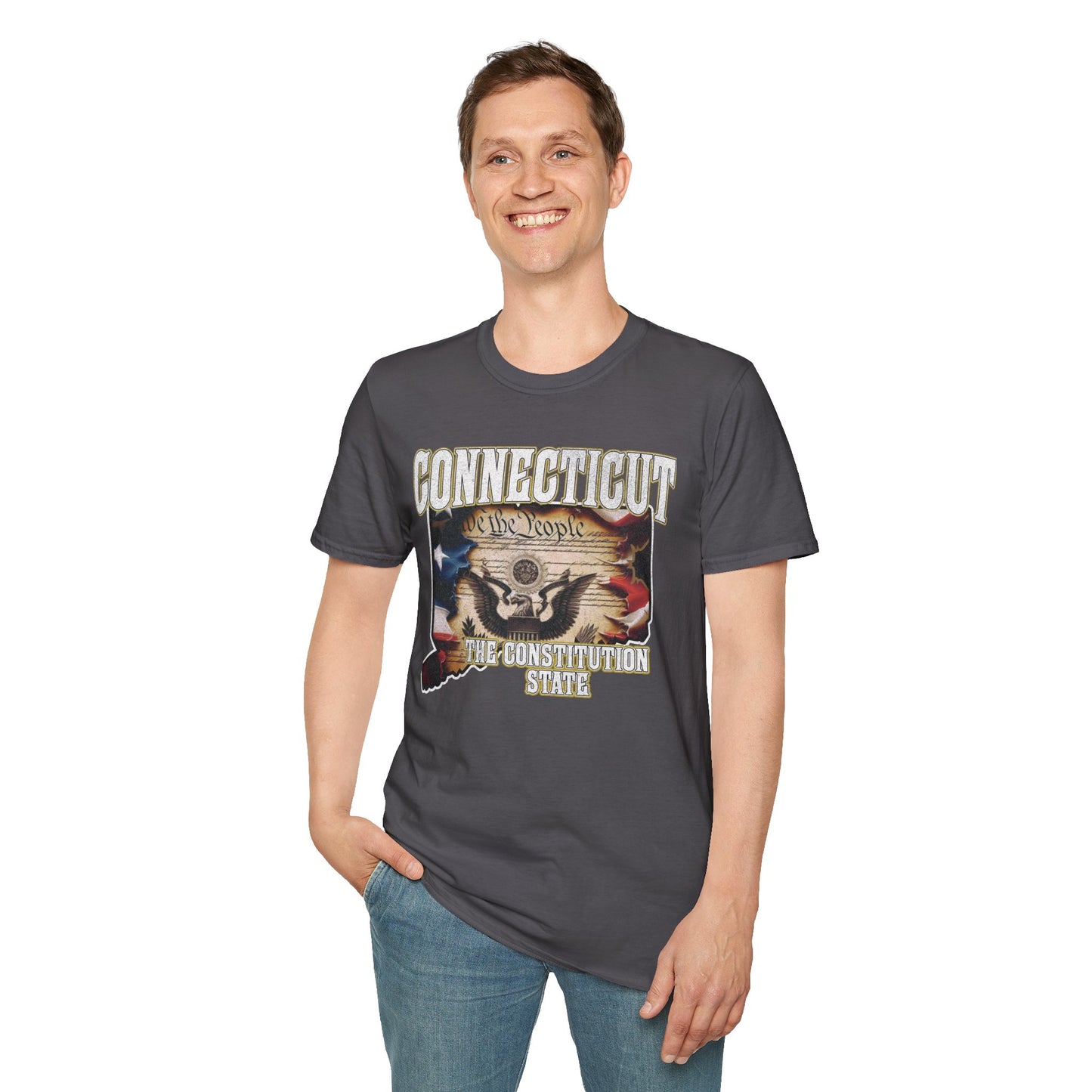 Connecticut The Constitution State Unisex Soft style T-Shirt