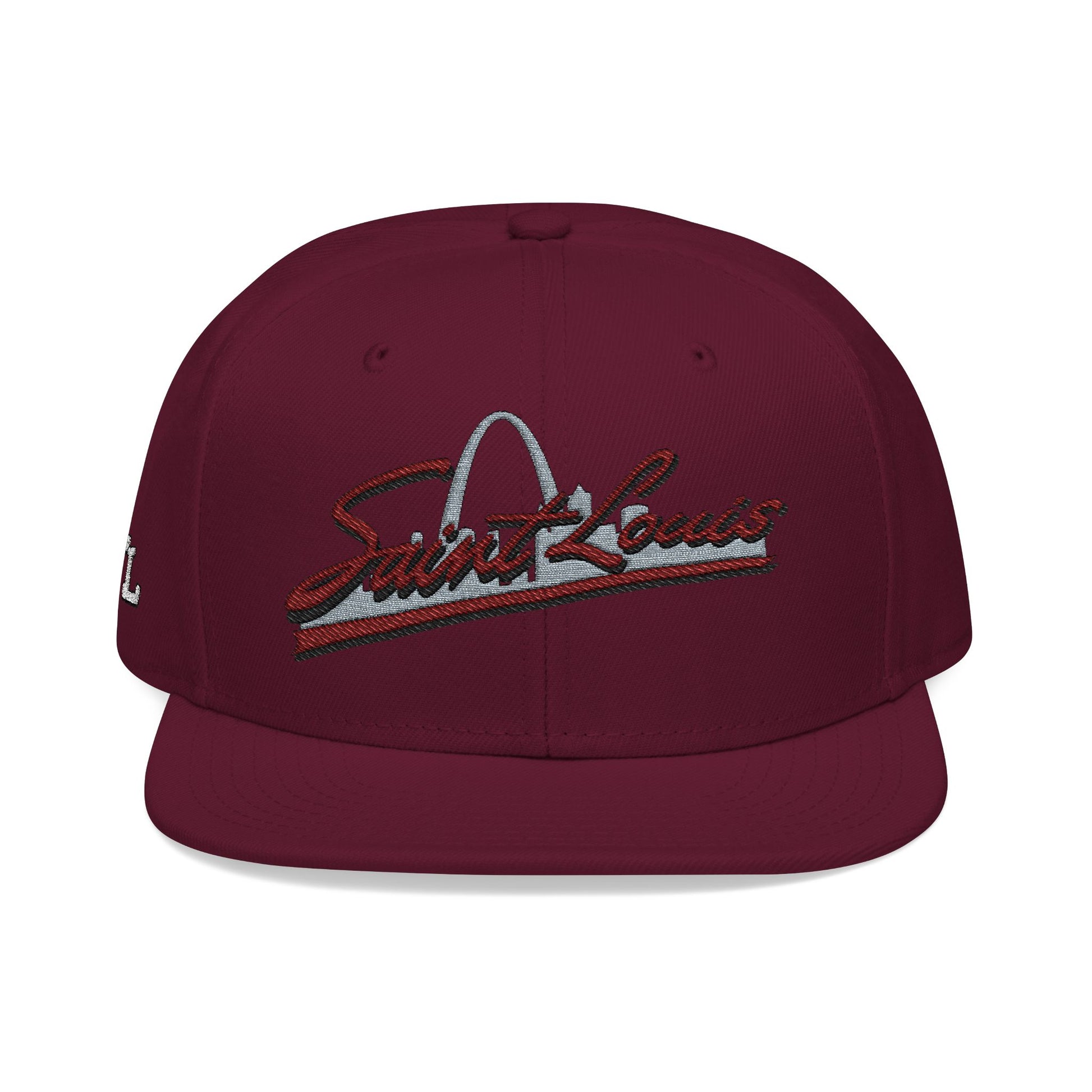 Embroidered Snapback-Full Front Saint Louis Logo Printify