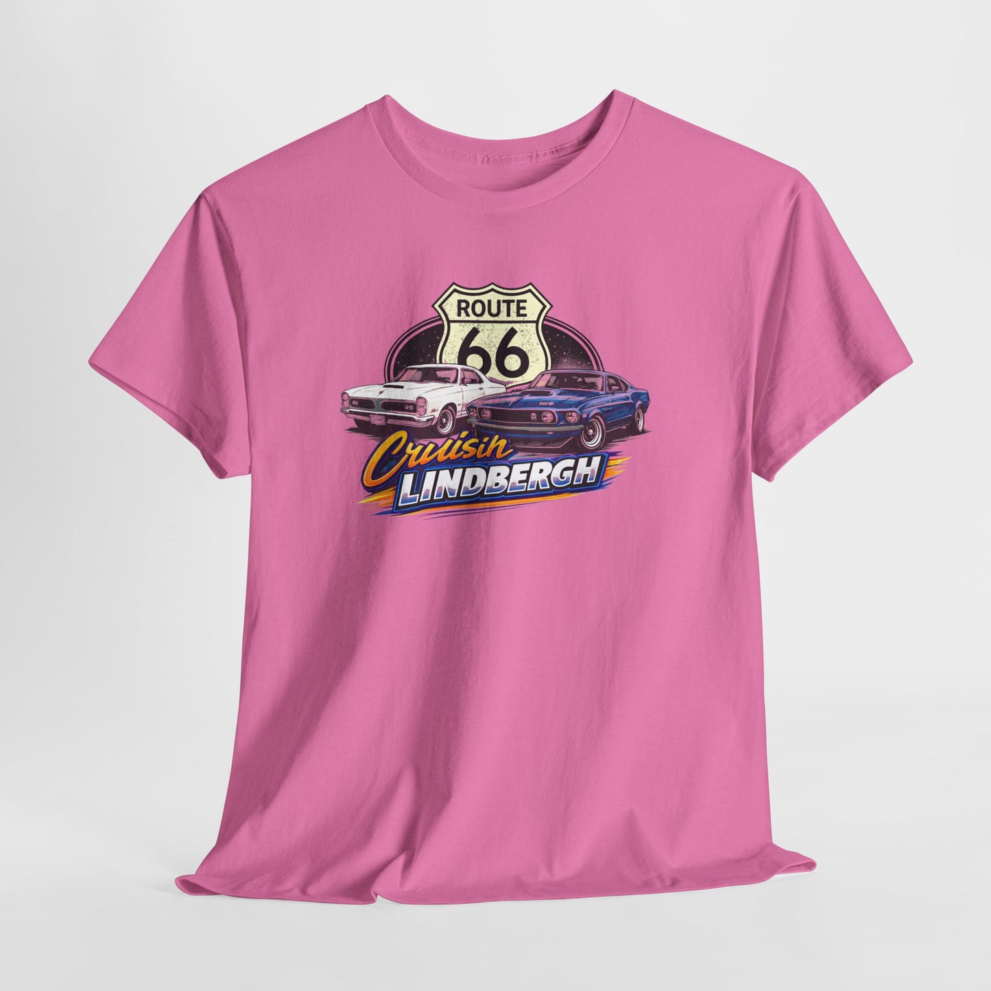 Route 66 Cruiser Tee — Classic Car "Cruising Lindbergh" T-Shirt