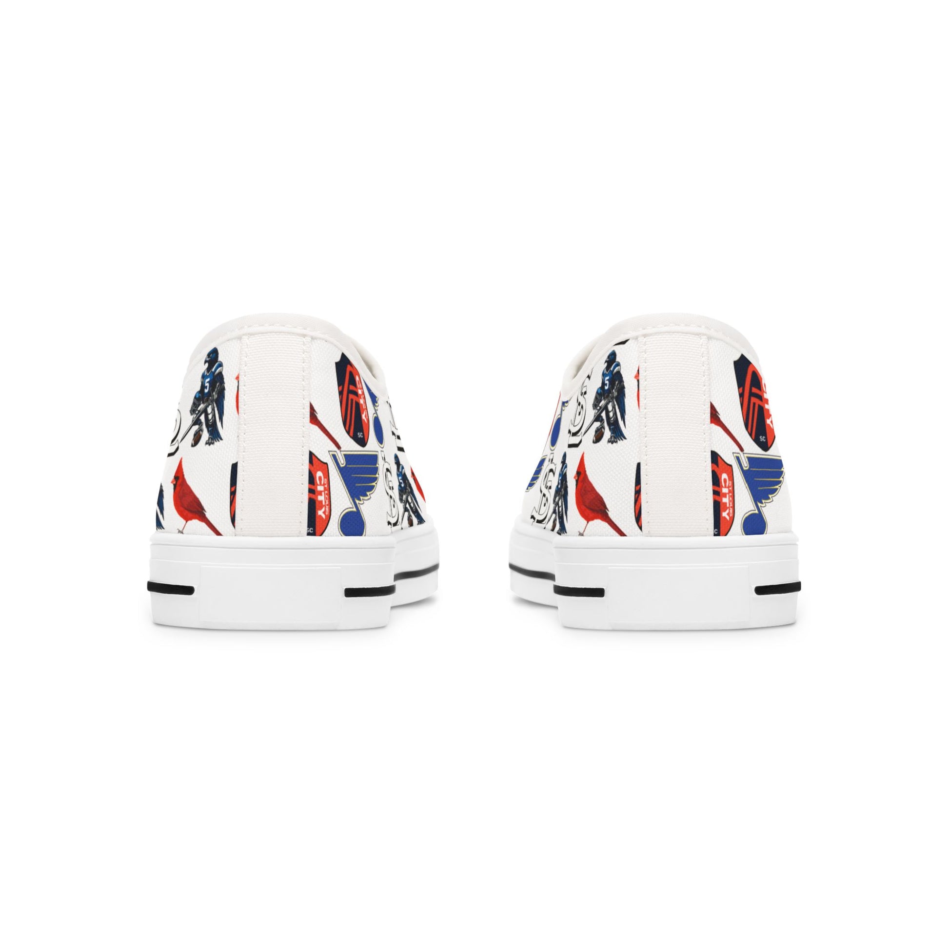 STL Sports Themed Women's Low Top Sneakers Printify