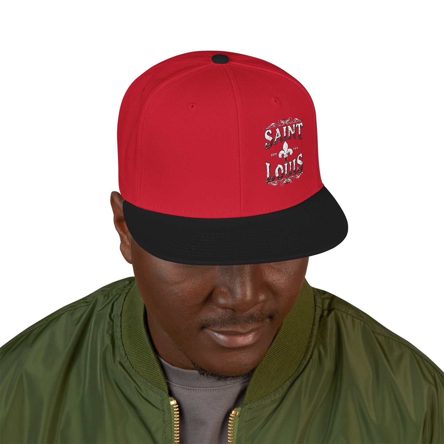 Saint Louis Snapback (Embroidery)⚠️ Contains AI-generated models