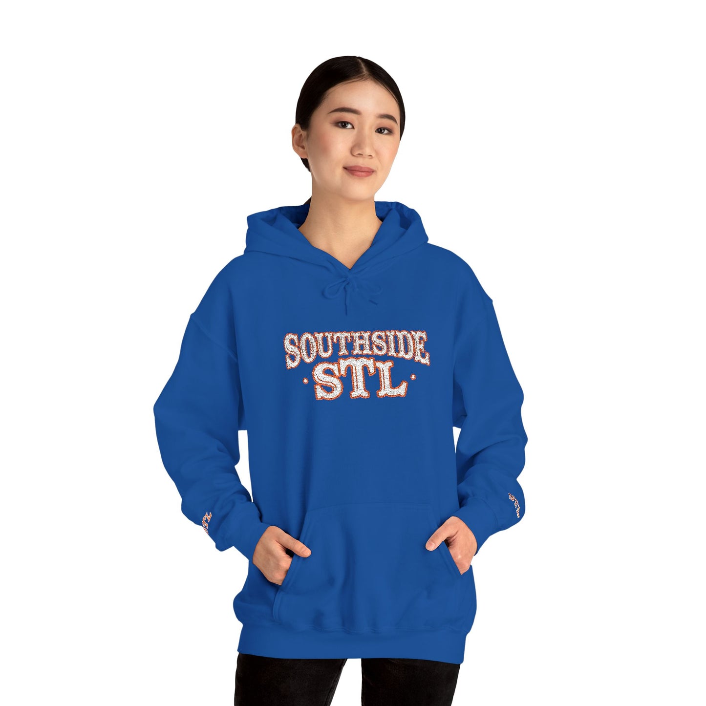Embroidered Hoodie - Southside STL Design Printify