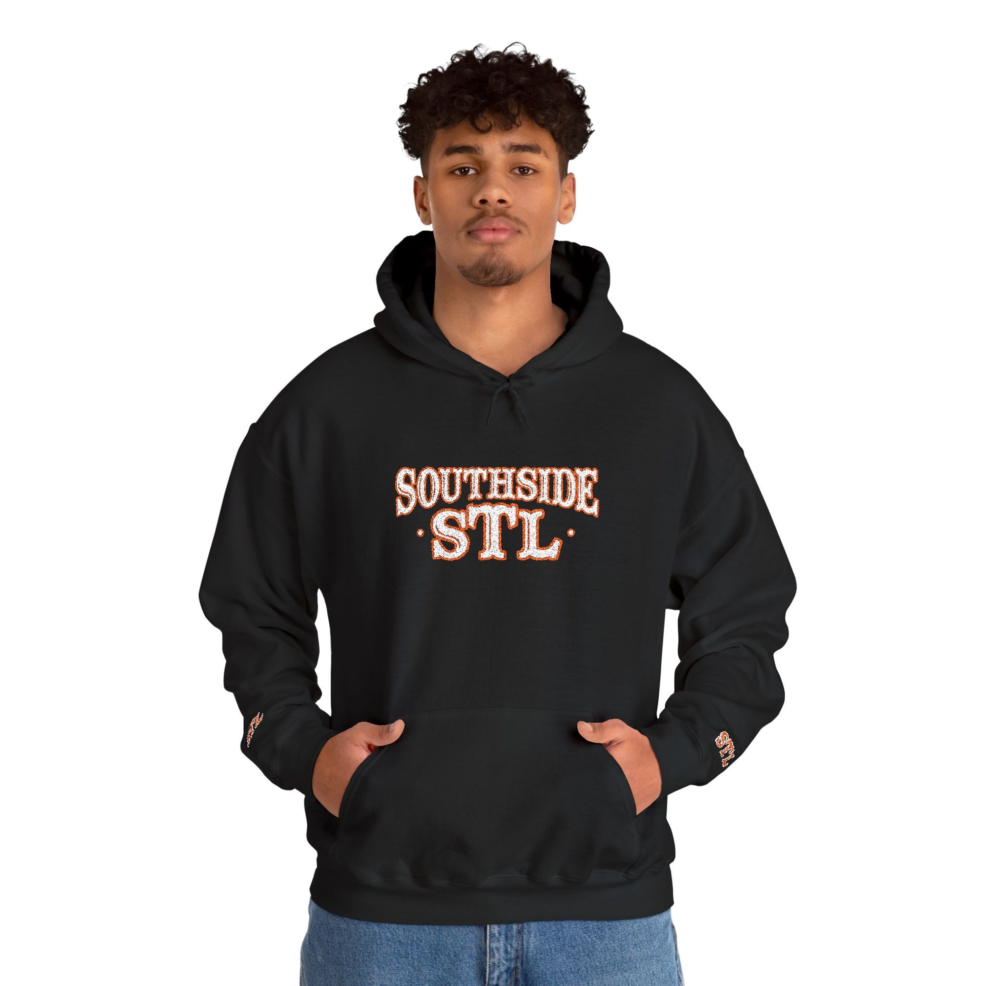 Embroidered Hoodie - Southside STL Design Printify