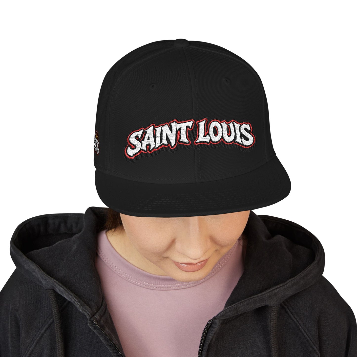 Snapback Hat — ‘St. Louis’ Embroidered Streetwear Cap