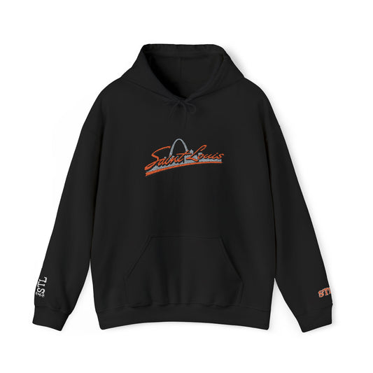 Saint Louis Embroidered Hoodie — Classic City Logo Sweatshirt