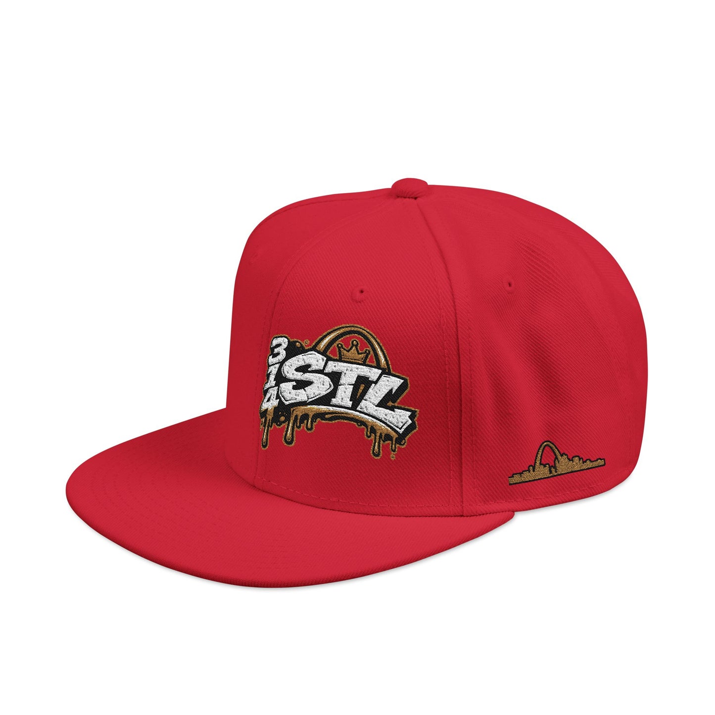 Snapback Hat — STL Drip Embroidered Baseball Cap