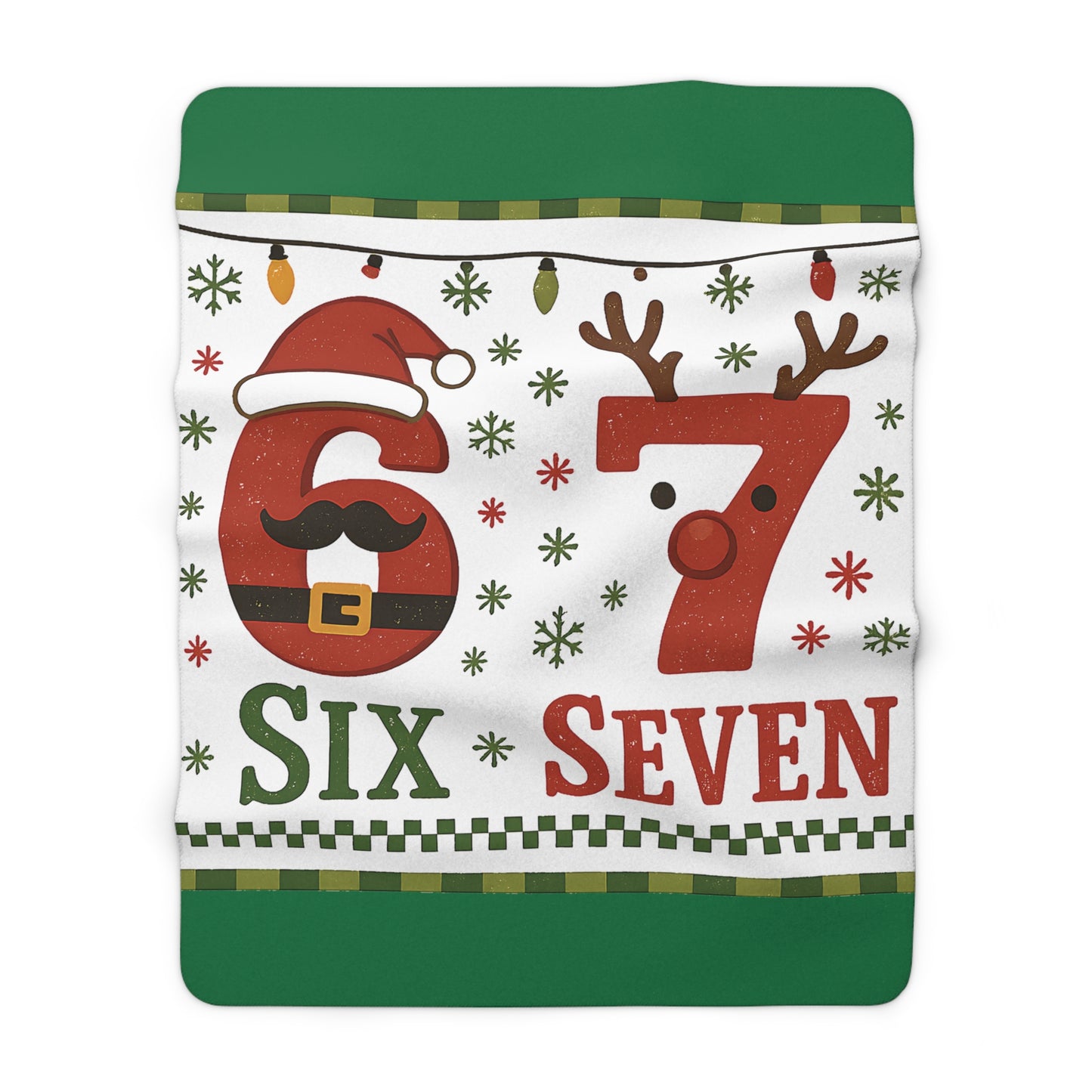 Christmas Sherpa Fleece Blanket -6 7 Design