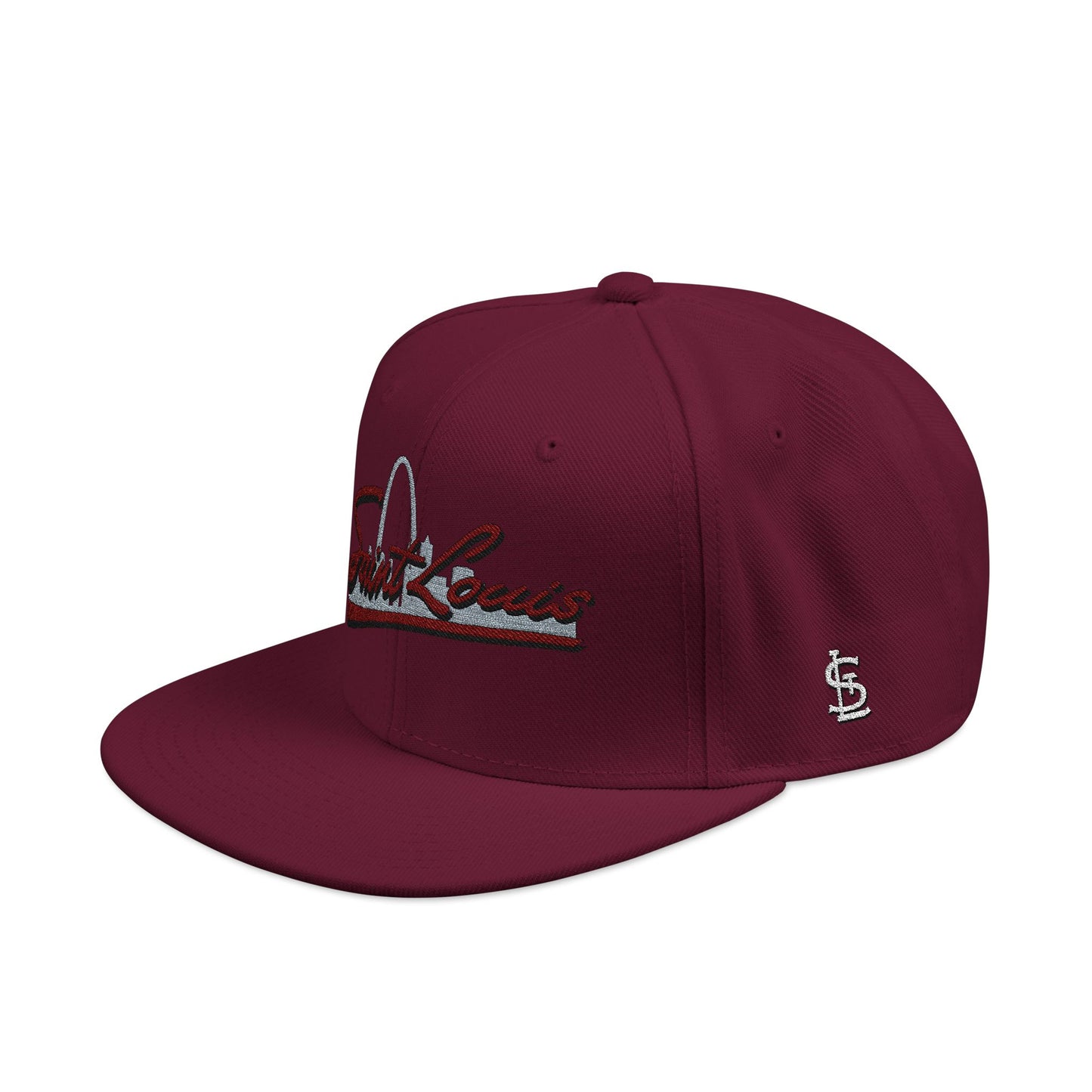 Embroidered Snapback-Full Front Saint Louis Logo Printify