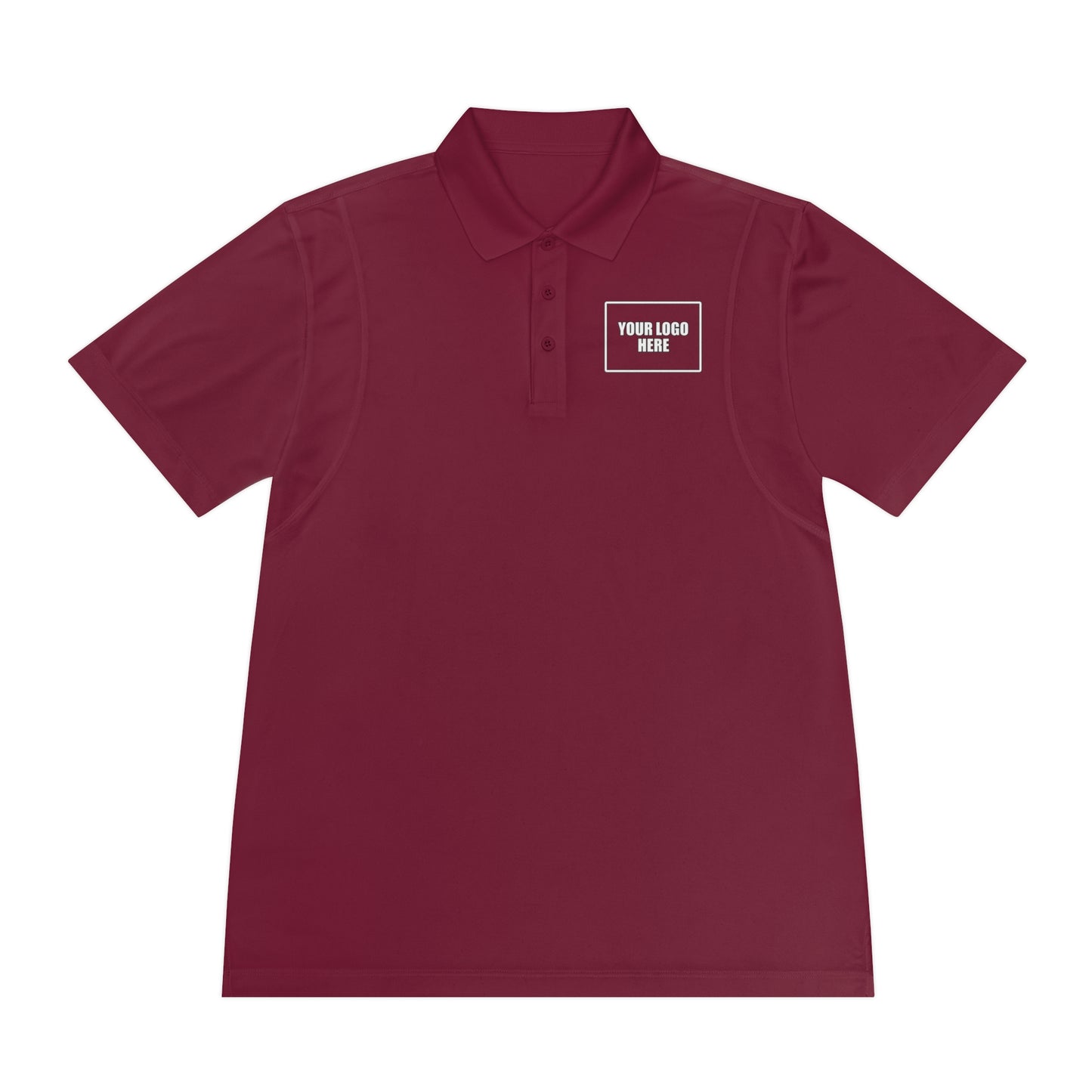 Customizable Sport Polo Work Shirt with Front Pocket Logo