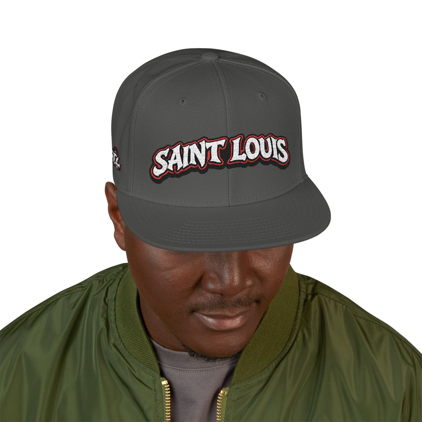 Snapback Hat — ‘St. Louis’ Embroidered Streetwear Cap