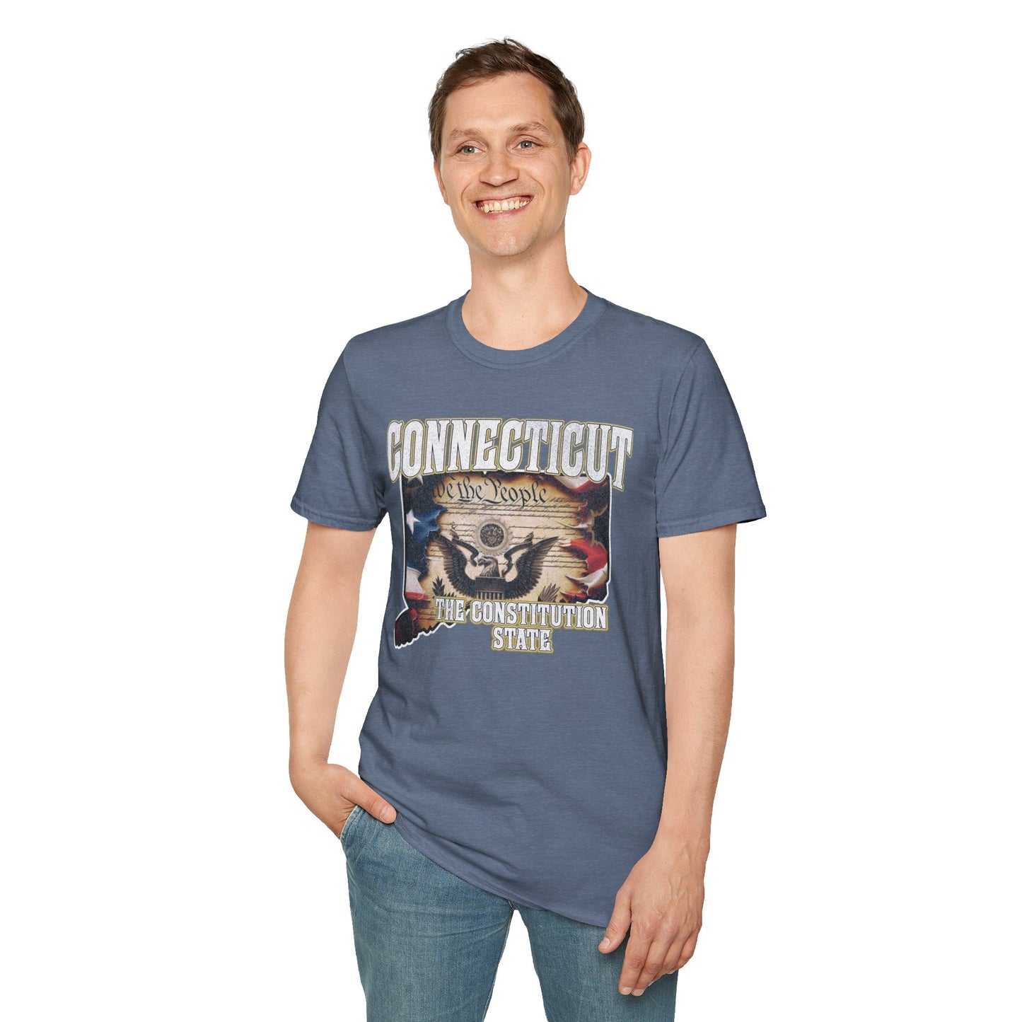 Connecticut The Constitution State Unisex Soft style T-Shirt