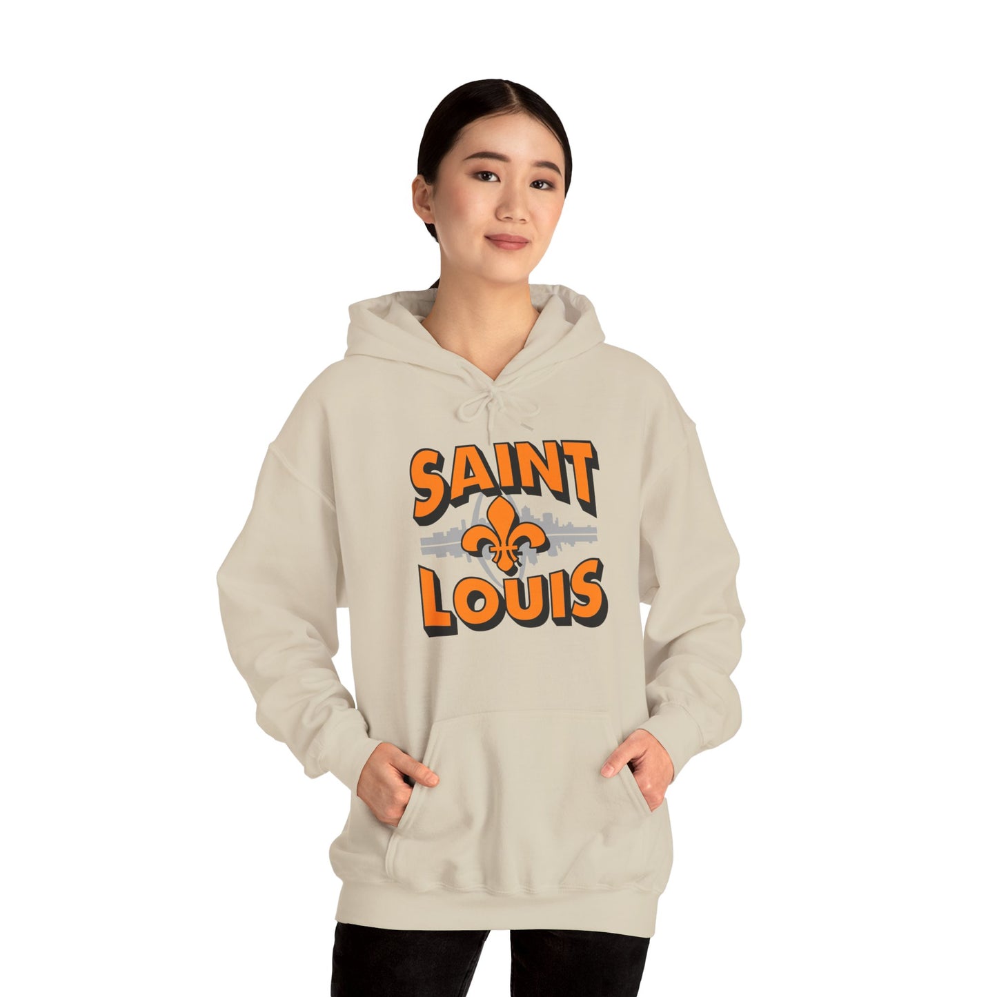 Saint Louis Graphic Hoodie — City Skyline Saint Louis Hoodie