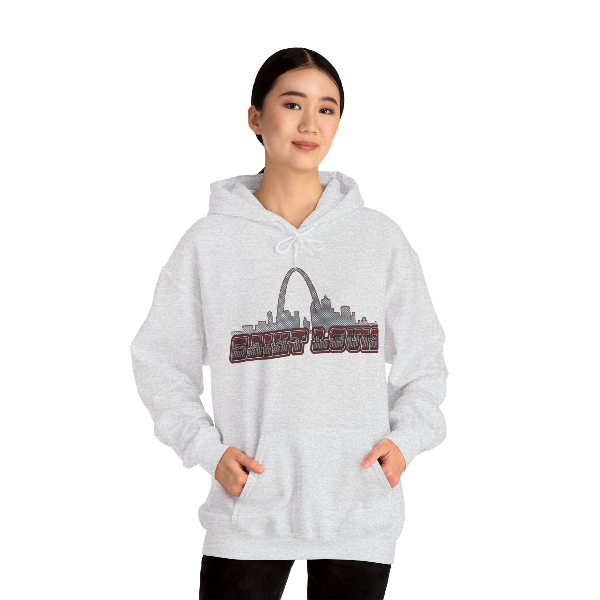 Saint Louis Graphic Hoodie - Unisex Sweatshirt Printify
