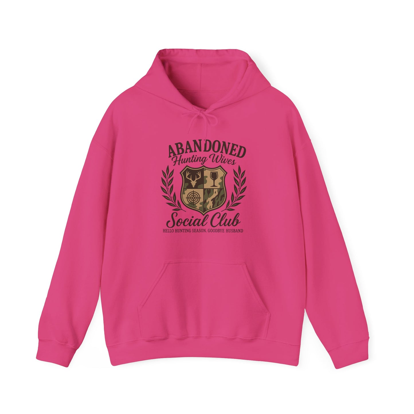 Abandoned Hunters Wives Social Club Hoodie Printify