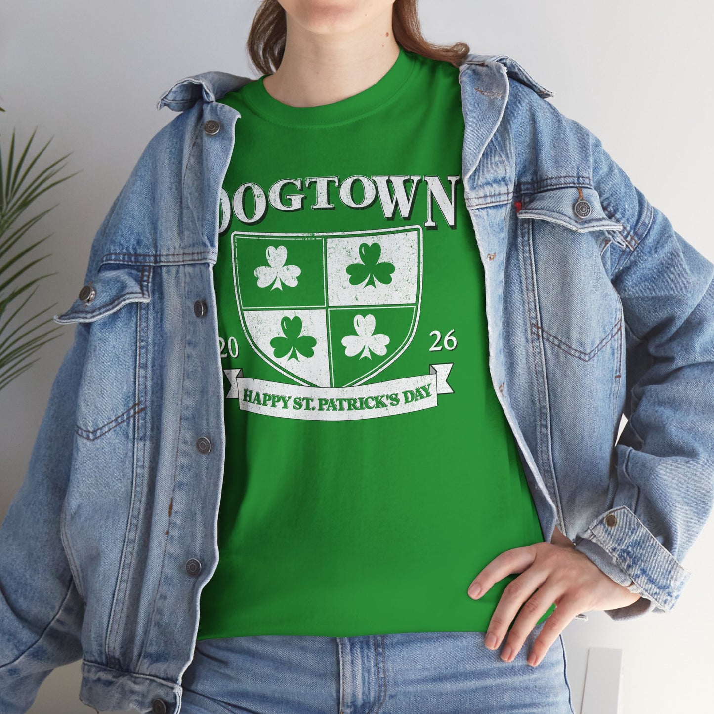 St. Patrick's Day Dogtown Shamrock T‑Shirt