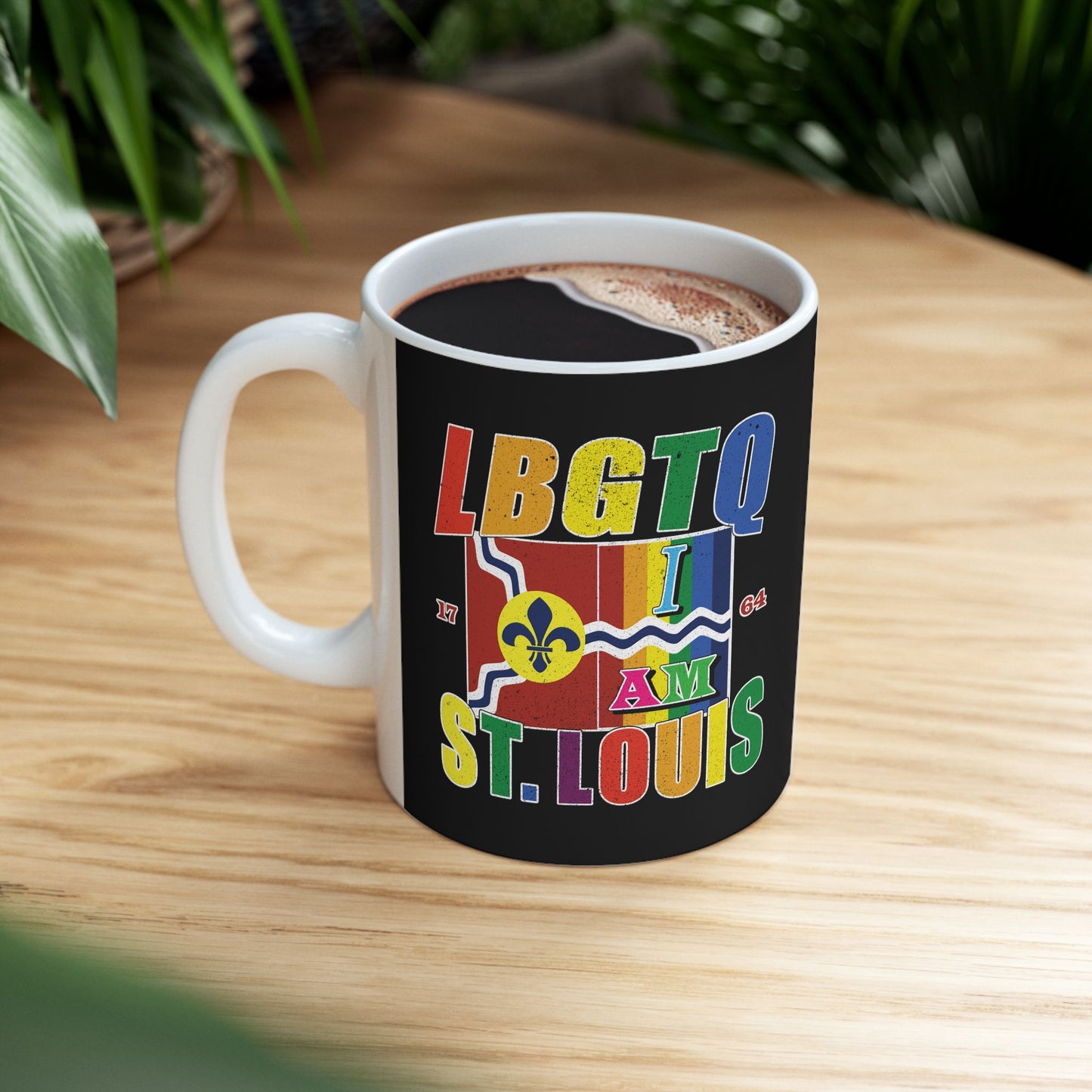 Ceramic Mug - Saint Louis LBGTQ Design