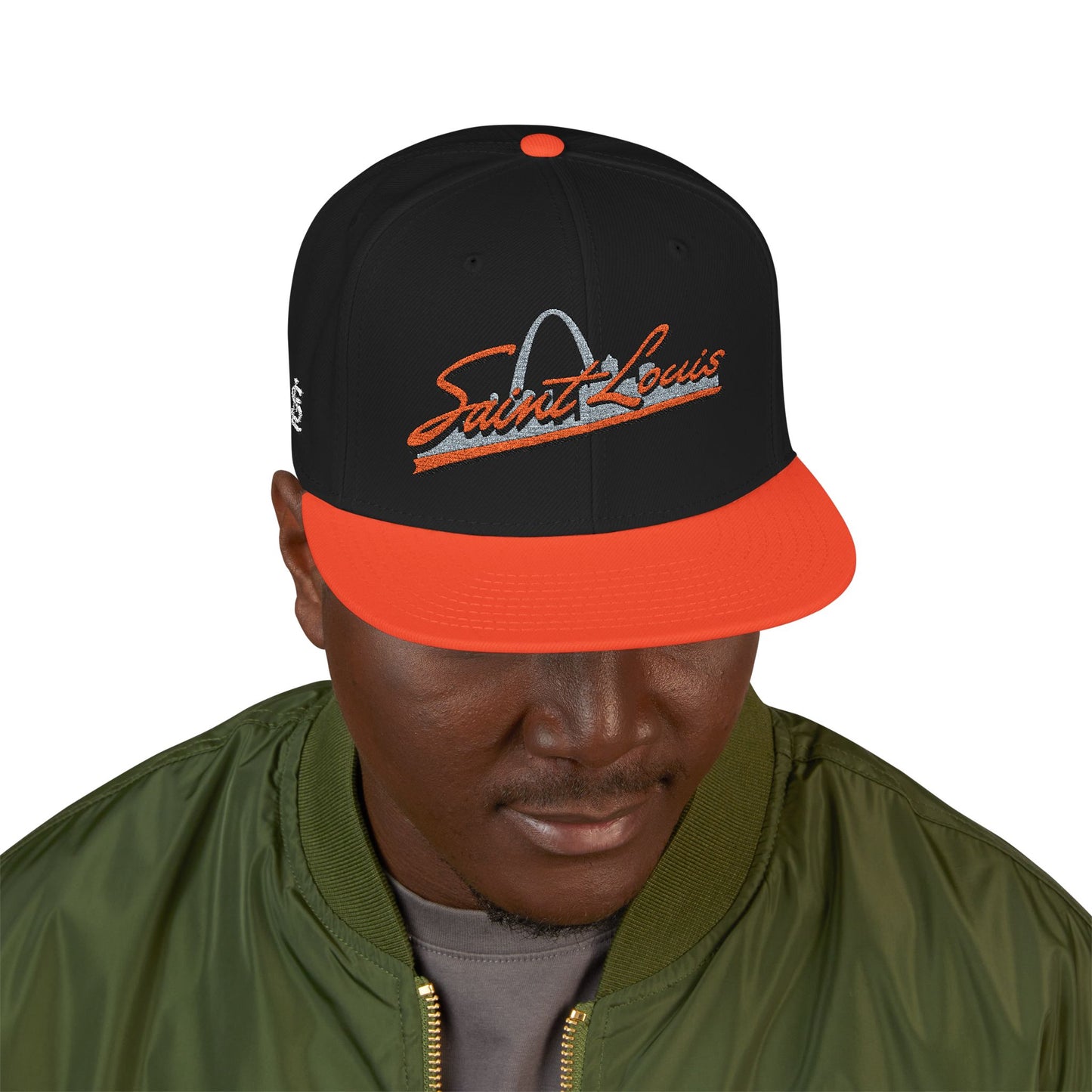 Embroidered Snapback-Saint Louis Printify