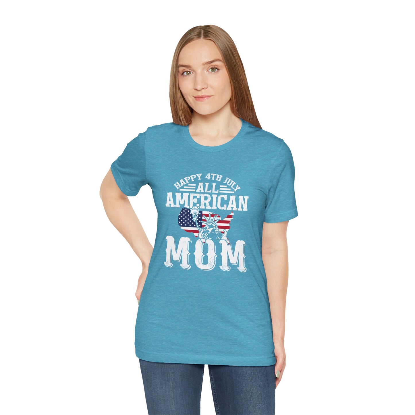 All American Mom 4th of July Tee